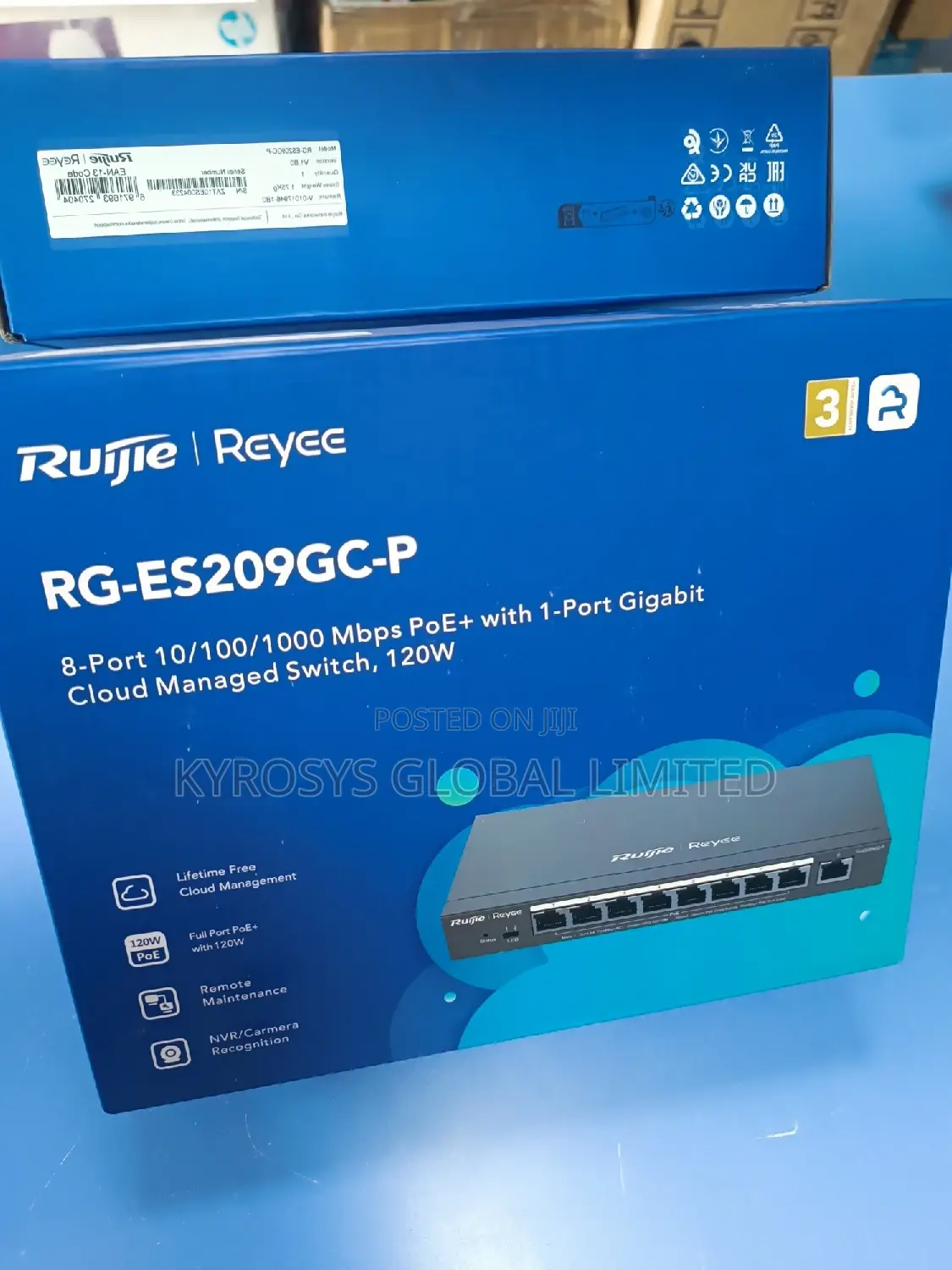 Ruijie 8-Port Gigabit Manage Poe Switch