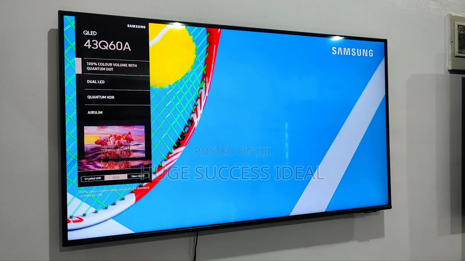 SAMSUNG 43" Smart Ultra HD HDR QLED TV With Bixby, Alexa
