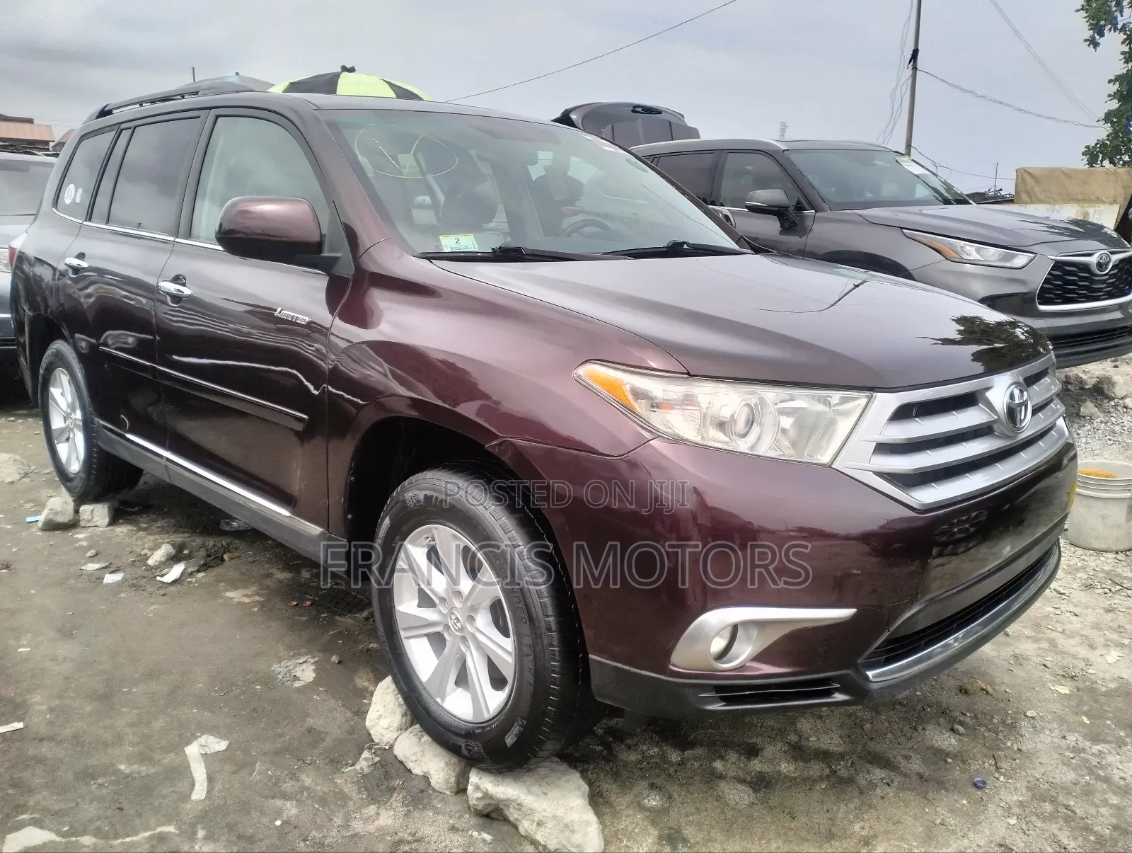 Toyota Highlander Limited 3.5l 4WD 2013 Burgundy
