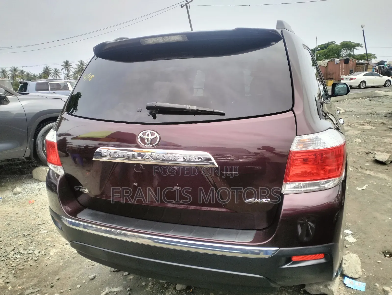 Toyota Highlander Limited 3.5l 4WD 2013 Burgundy