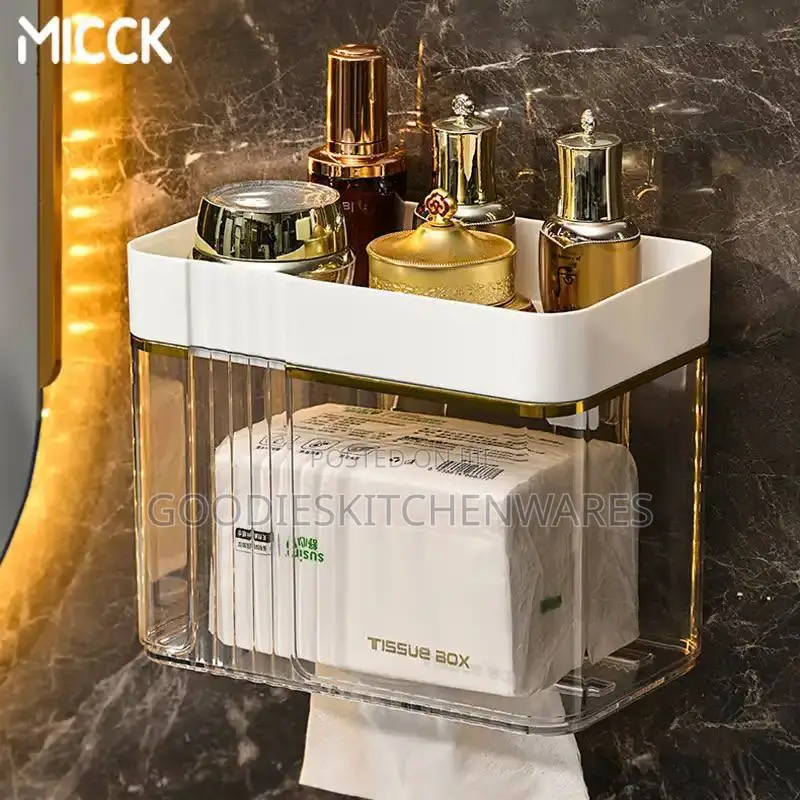 Transparent Tissue Holder ( Wall Mounted)