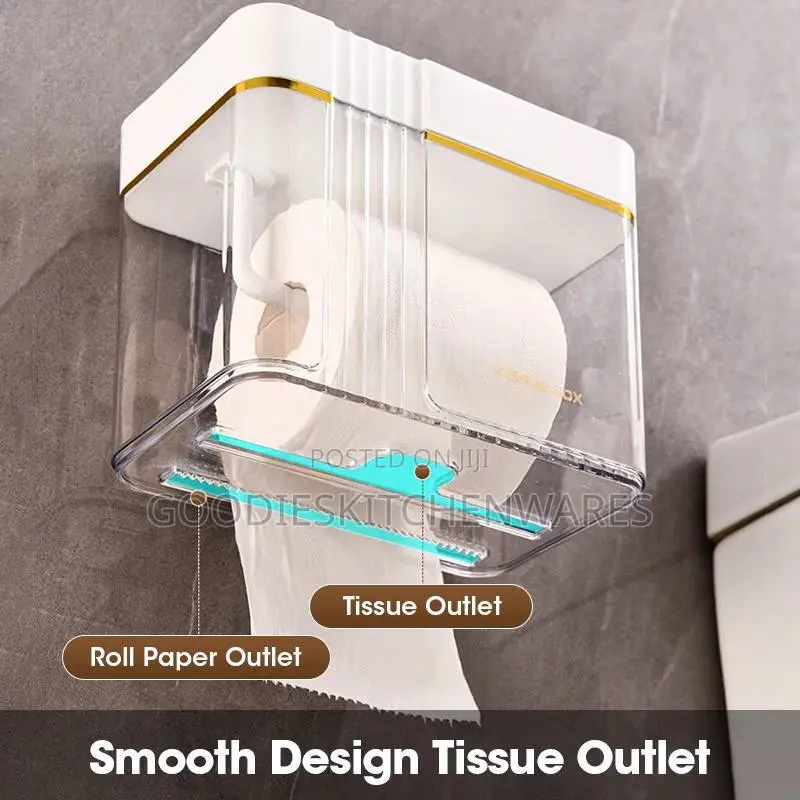 Transparent Tissue Holder ( Wall Mounted)