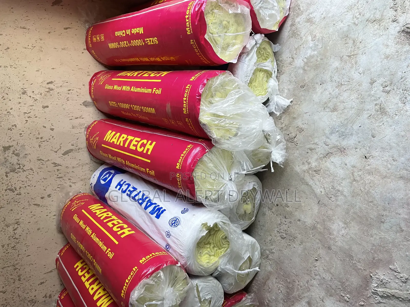 Fiberglass With Aluminum Foil