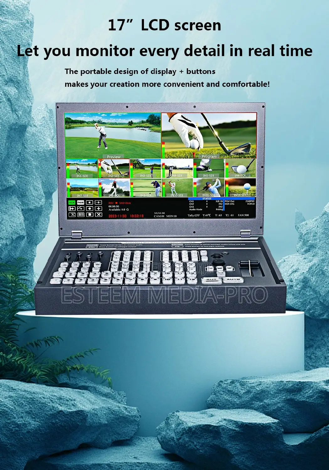 Uhs9912r, 12g-Sdi 12ch Input+Record/Chroma/Luma Tv/Studio
