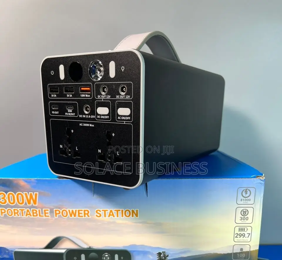 300w Portable Power Stattion With 65w PD