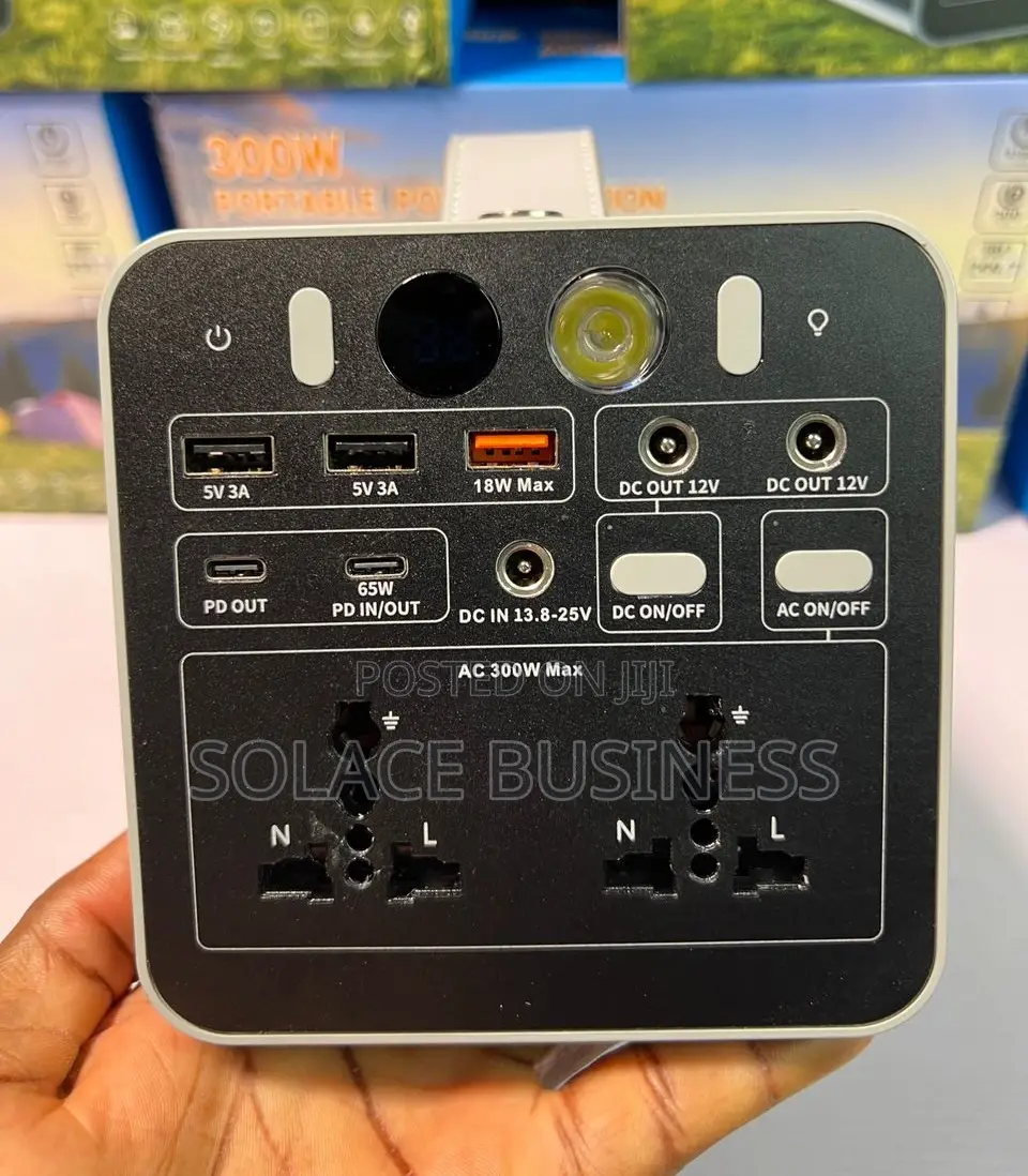 300w Portable Power Stattion With 65w PD