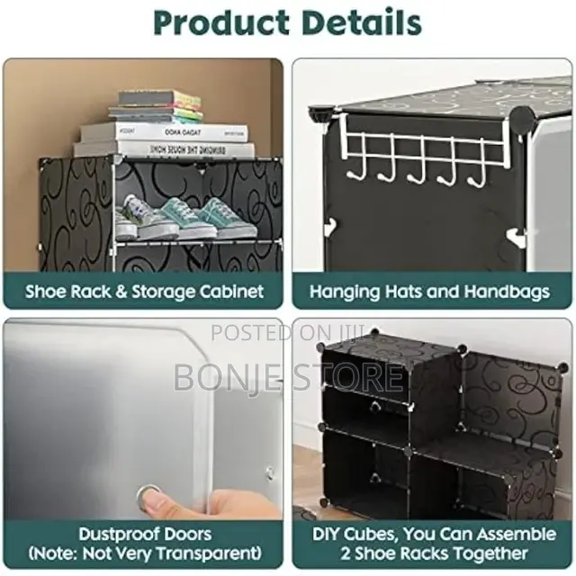 High Quality Shoe Rack Storage Shelf, 2column 6layer 24pair