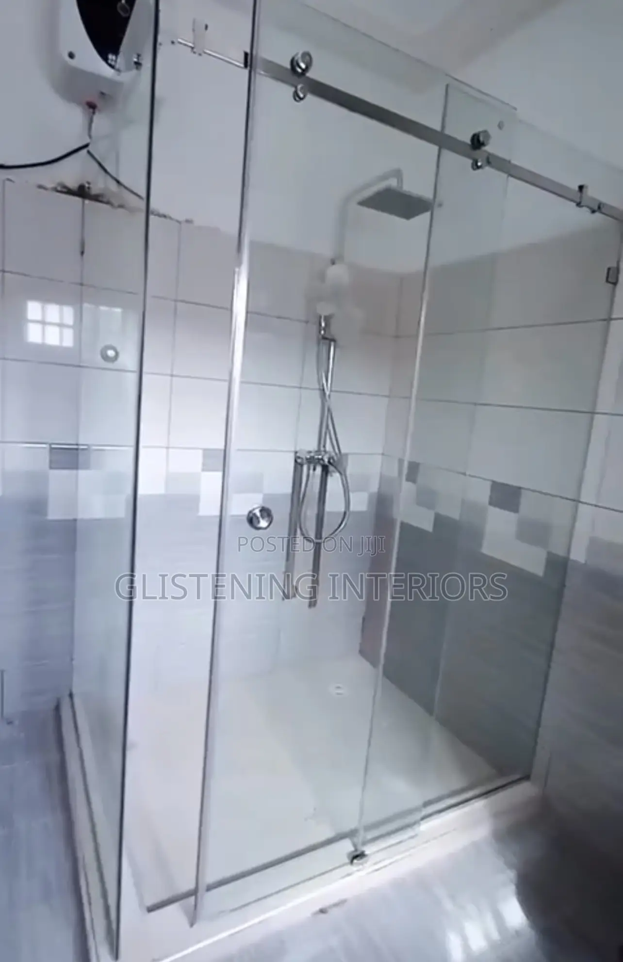 10mm Shower Cubicle Sliding Silver Accessories