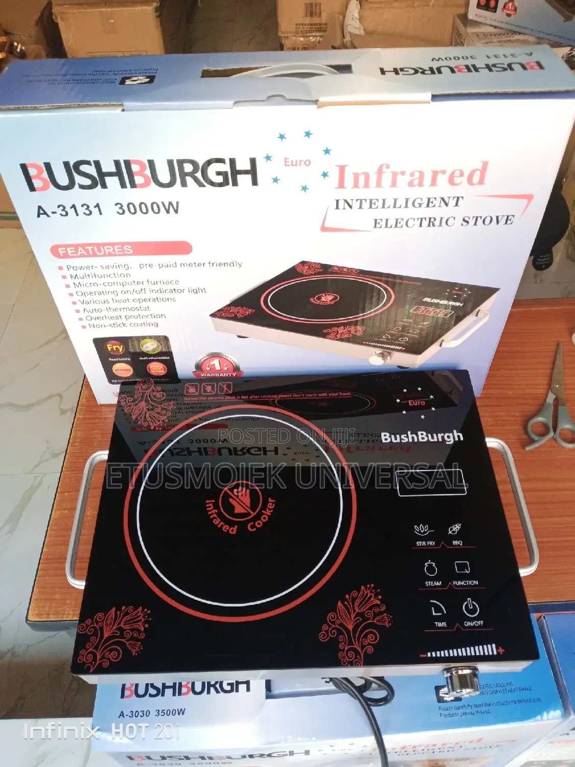 Prepaid Meter Friendly Infrared Electric Stove