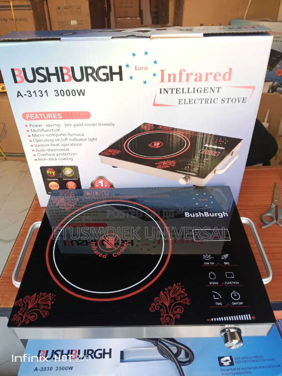 Prepaid Meter Friendly Infrared Electric Stove