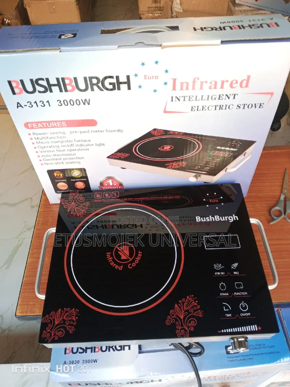 Prepaid Meter Friendly Infrared Electric Stove
