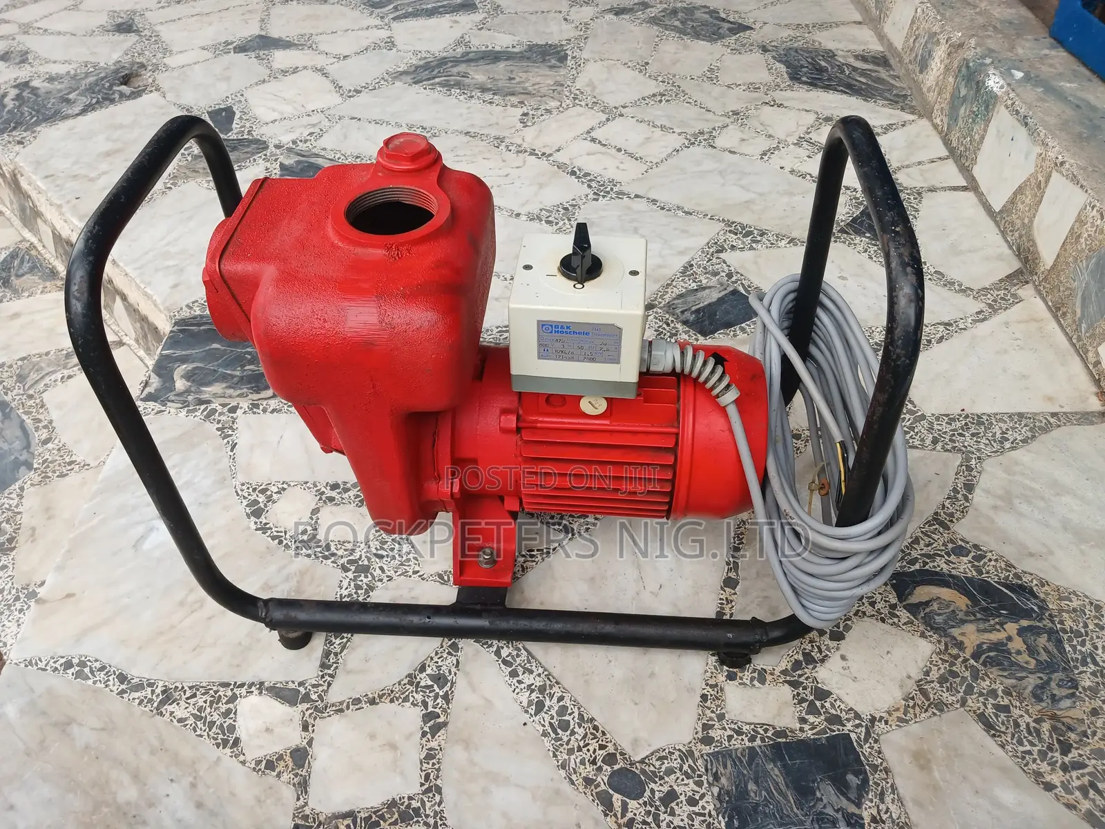 2hp, 2" B.K.HOSCHELE Electric Centrifugal Clear Water Pump