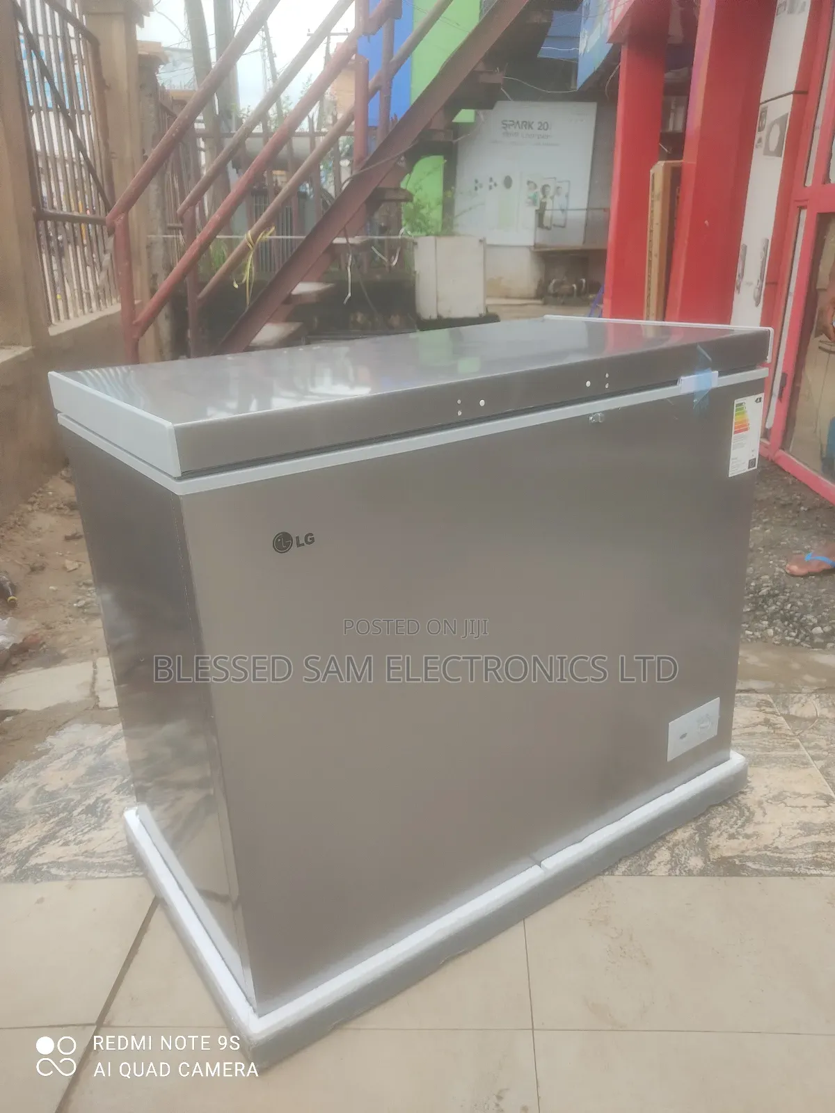 Original >Lg Deep Freezer 350l Inner Glass Door Fast Cooling