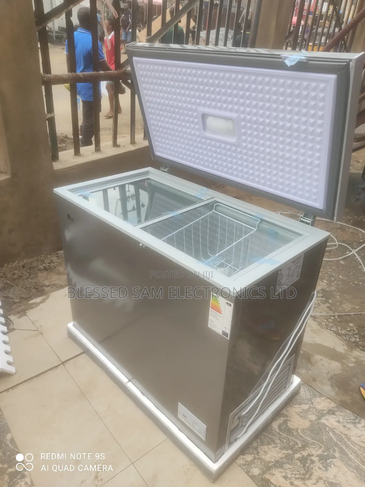 Original >Lg Deep Freezer 350l Inner Glass Door Fast Cooling