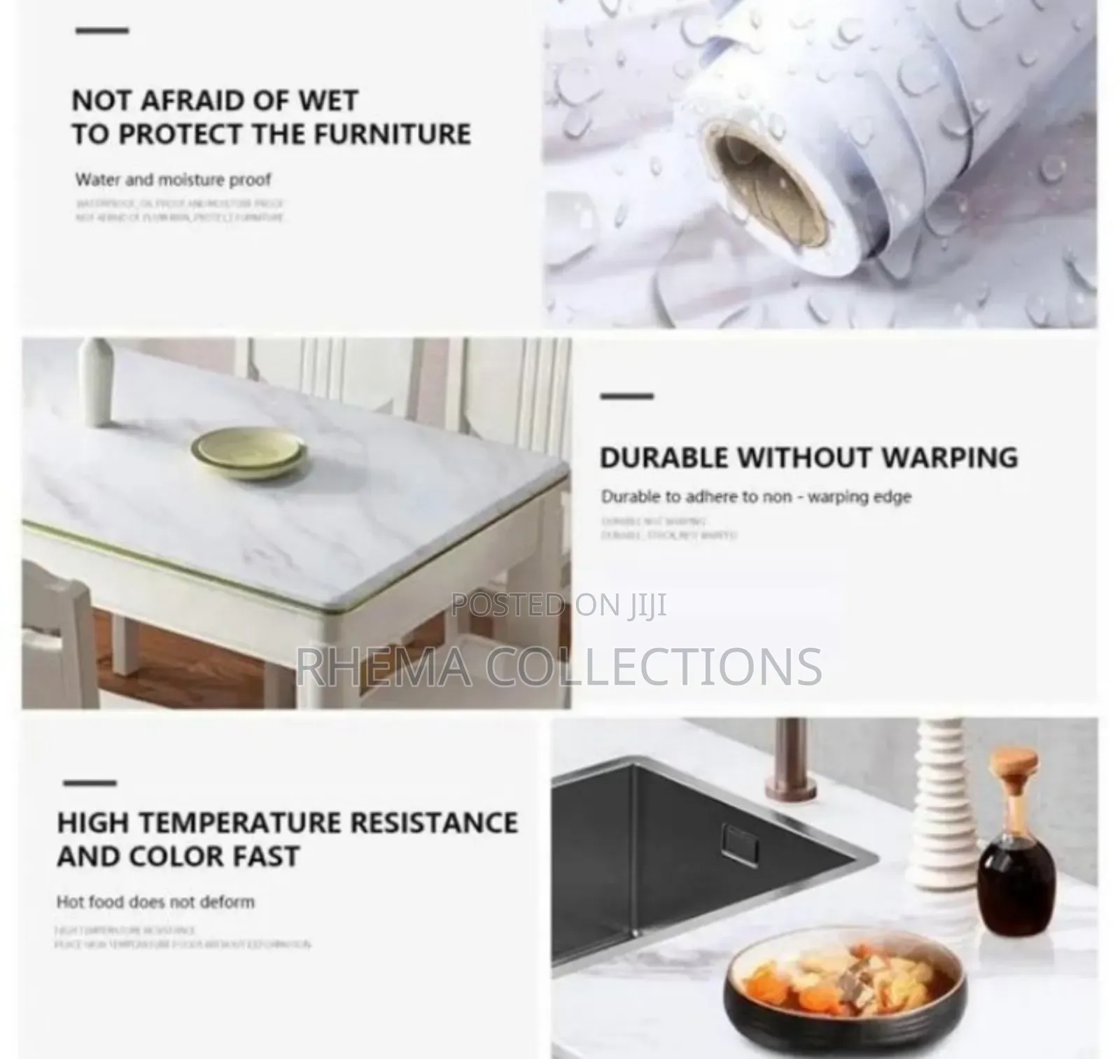 Modern Waterproof Marble Wallpaper