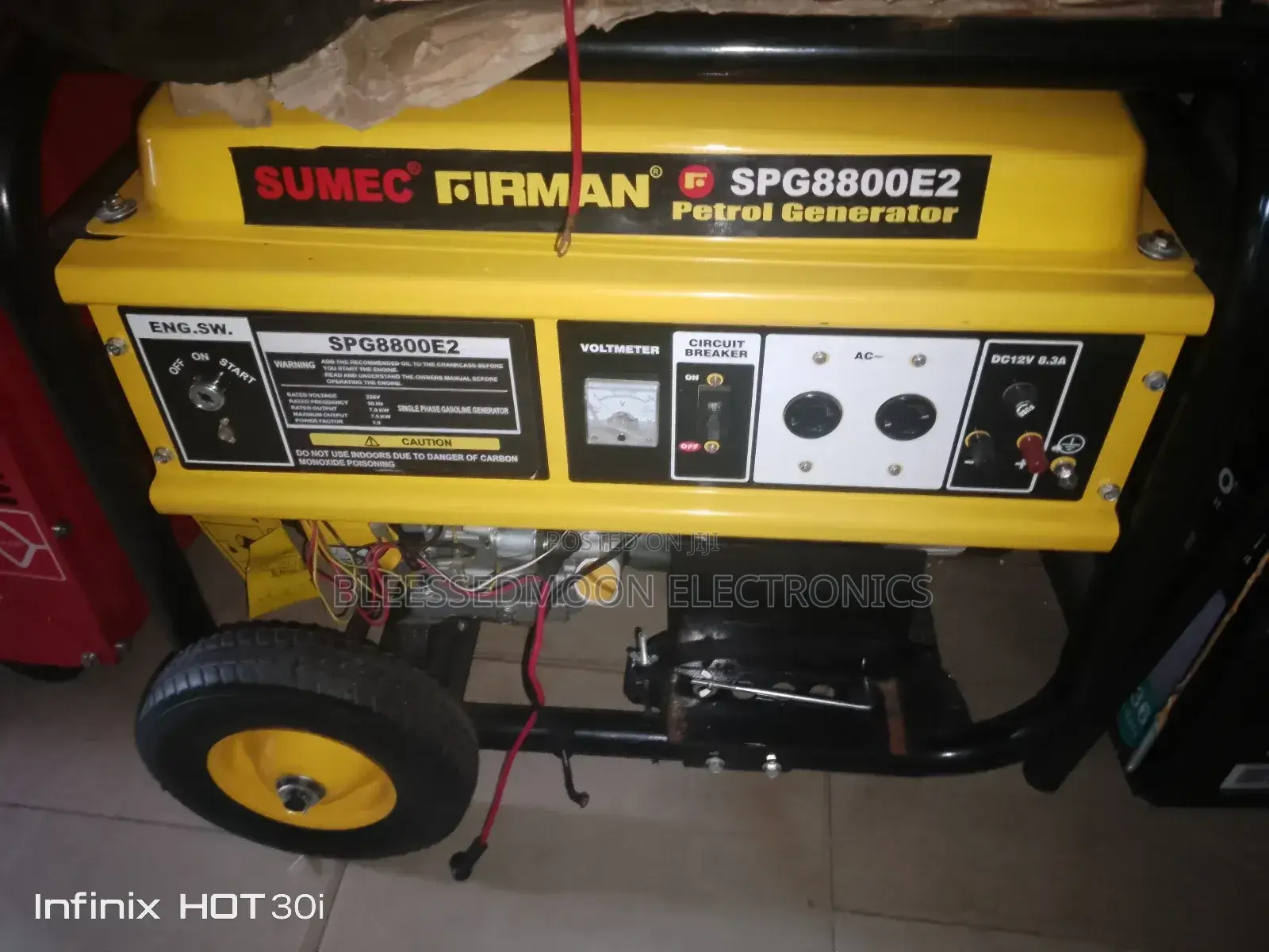 Sumec Firman Generator Spg8800e2 Cooper Coil