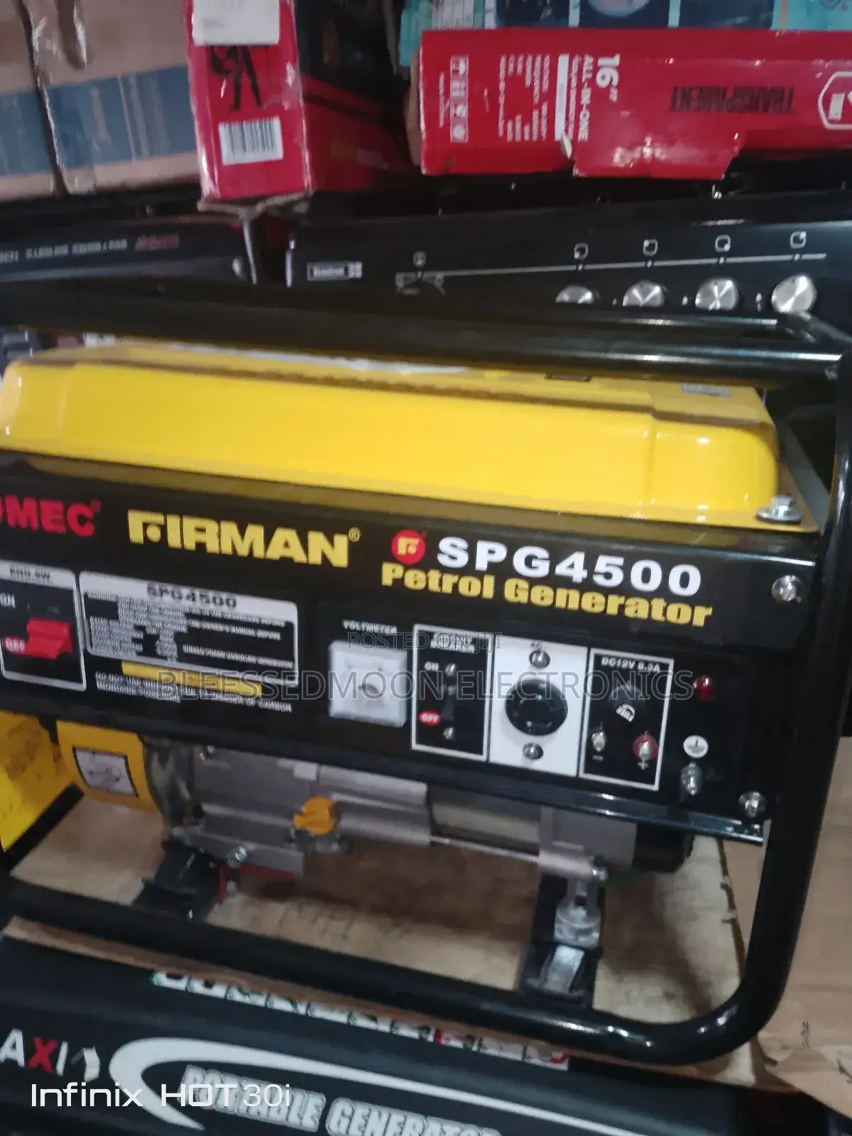 Sumec Firman Generator Spg4500 4.5kva Cooper Coil 2 Years W