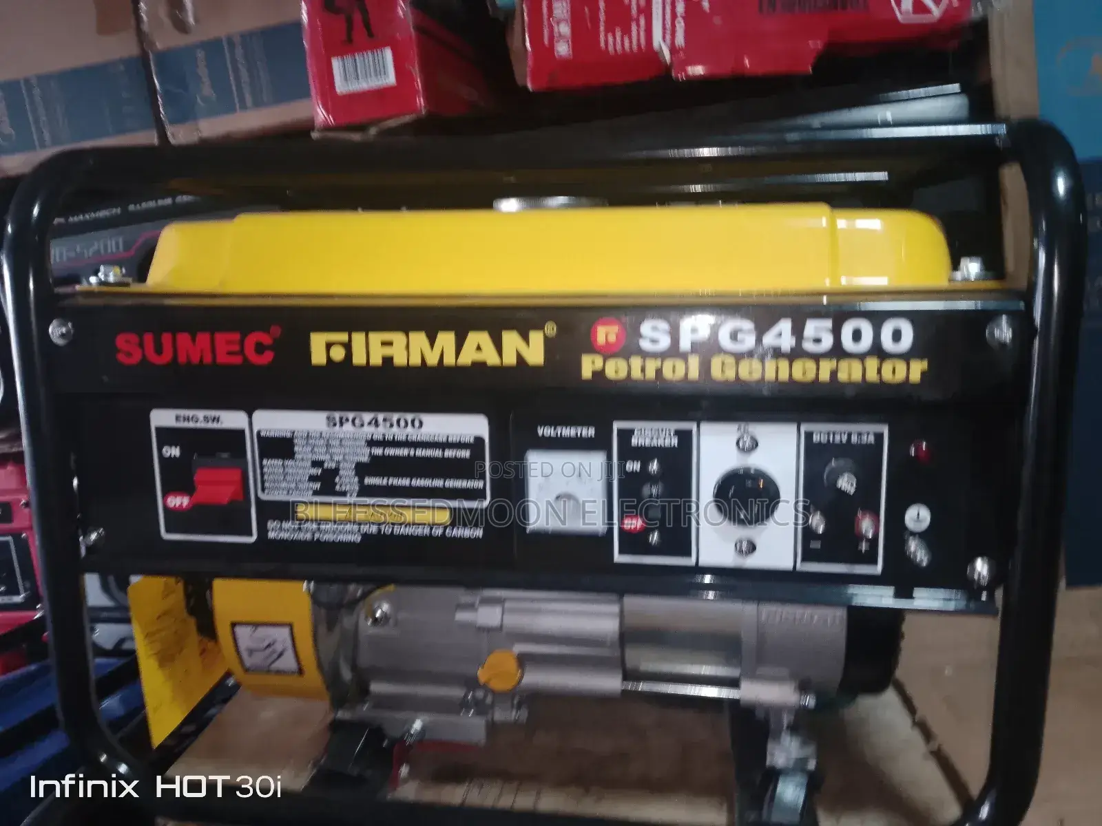 Sumec Firman Generator Spg4500 4.5kva Cooper Coil 2 Years W