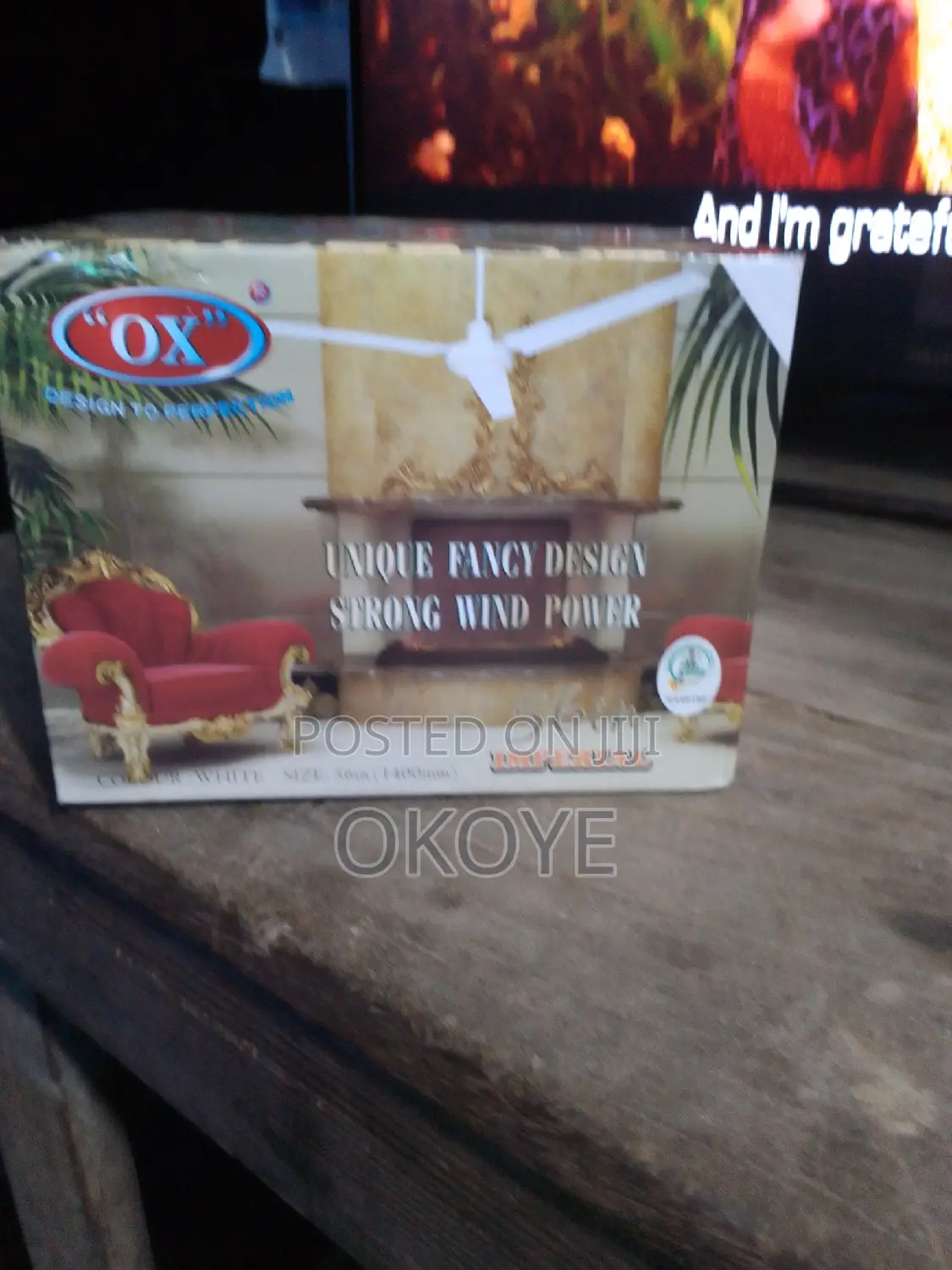 Ox Ceiling Fan 56 Inches