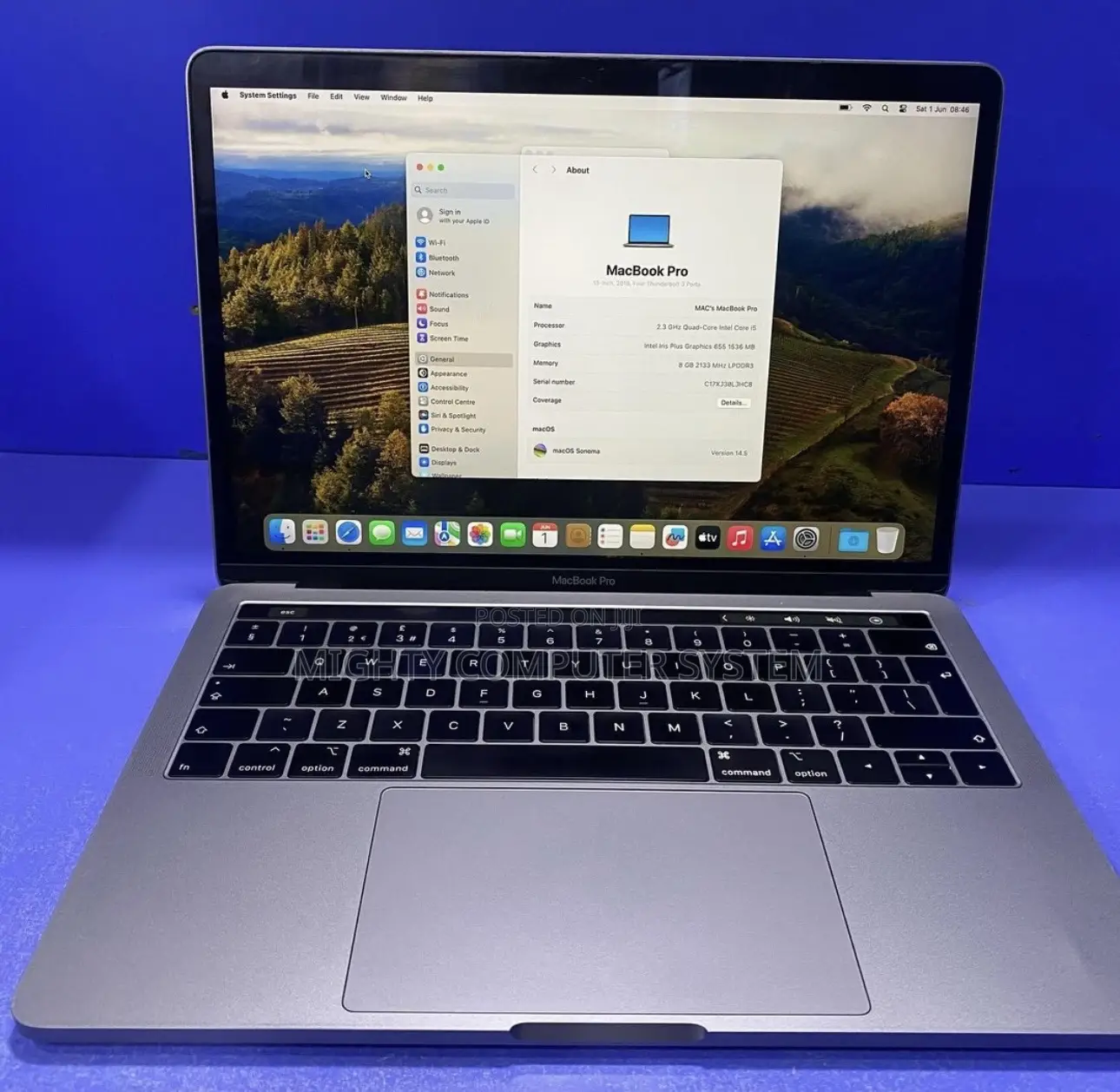 Laptop Apple MacBook Pro 2020 16GB Intel Core I7 SSD 512GB