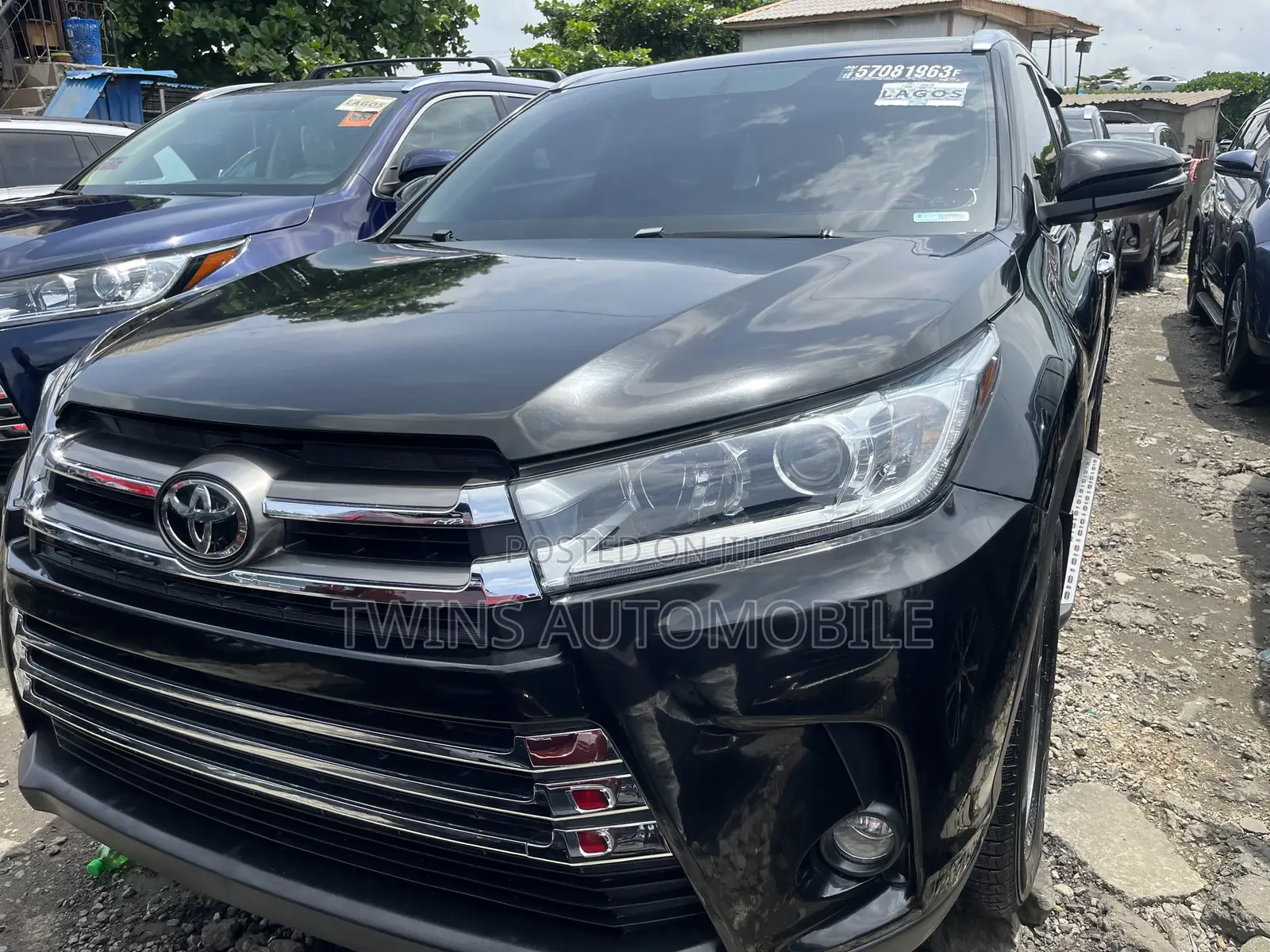 Toyota Highlander XLE V6 4x4 (3.5L 6cyl 6A) 2016 Black