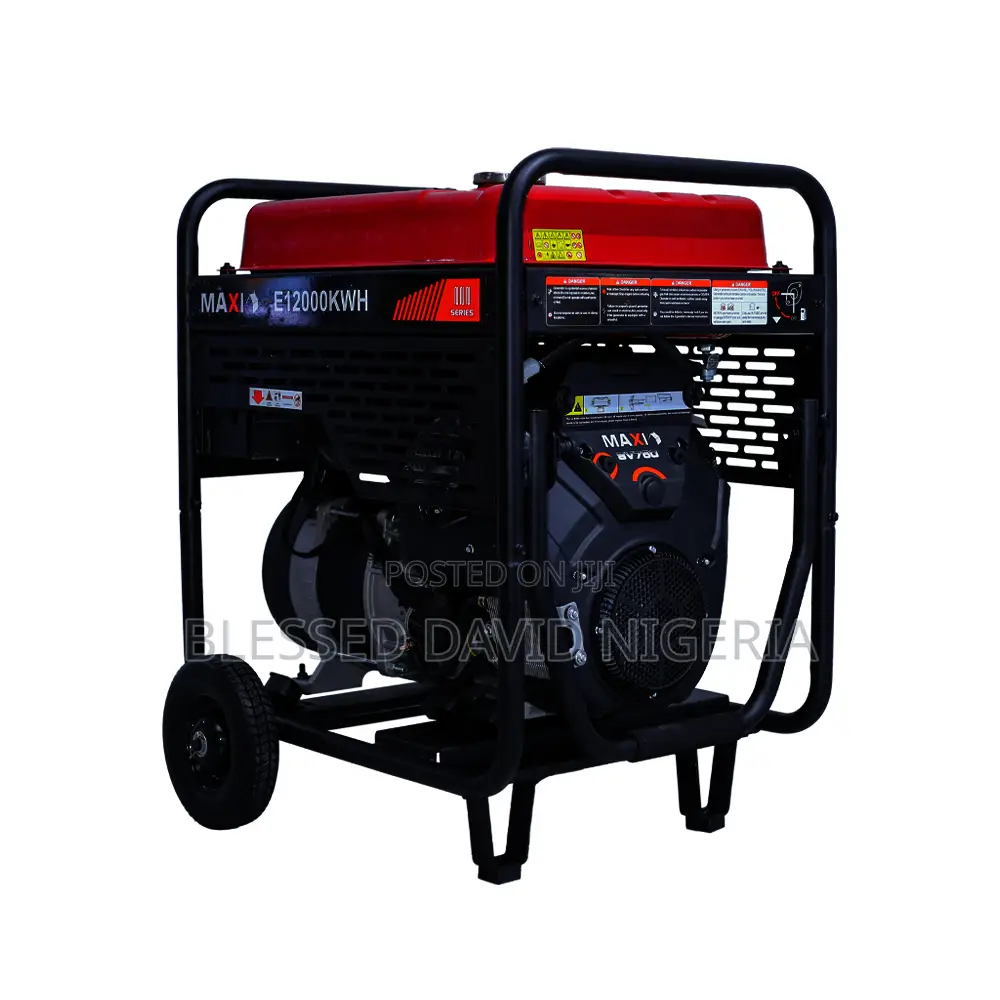 Maxi E12000KWH, 15kva (12kw) Heavy Duty Petrol Generator