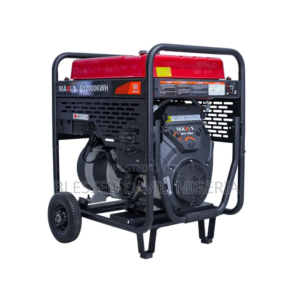 Maxi E12000KWH, 15kva (12kw) Heavy Duty Petrol Generator