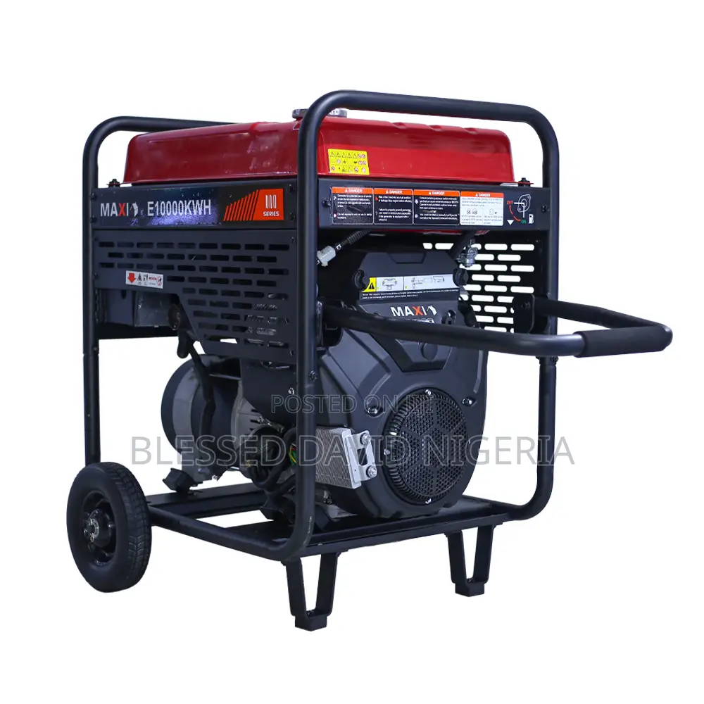 Maxi E10000KWH, 12.5kva (10kw) Heavy Duty Petrol Generator