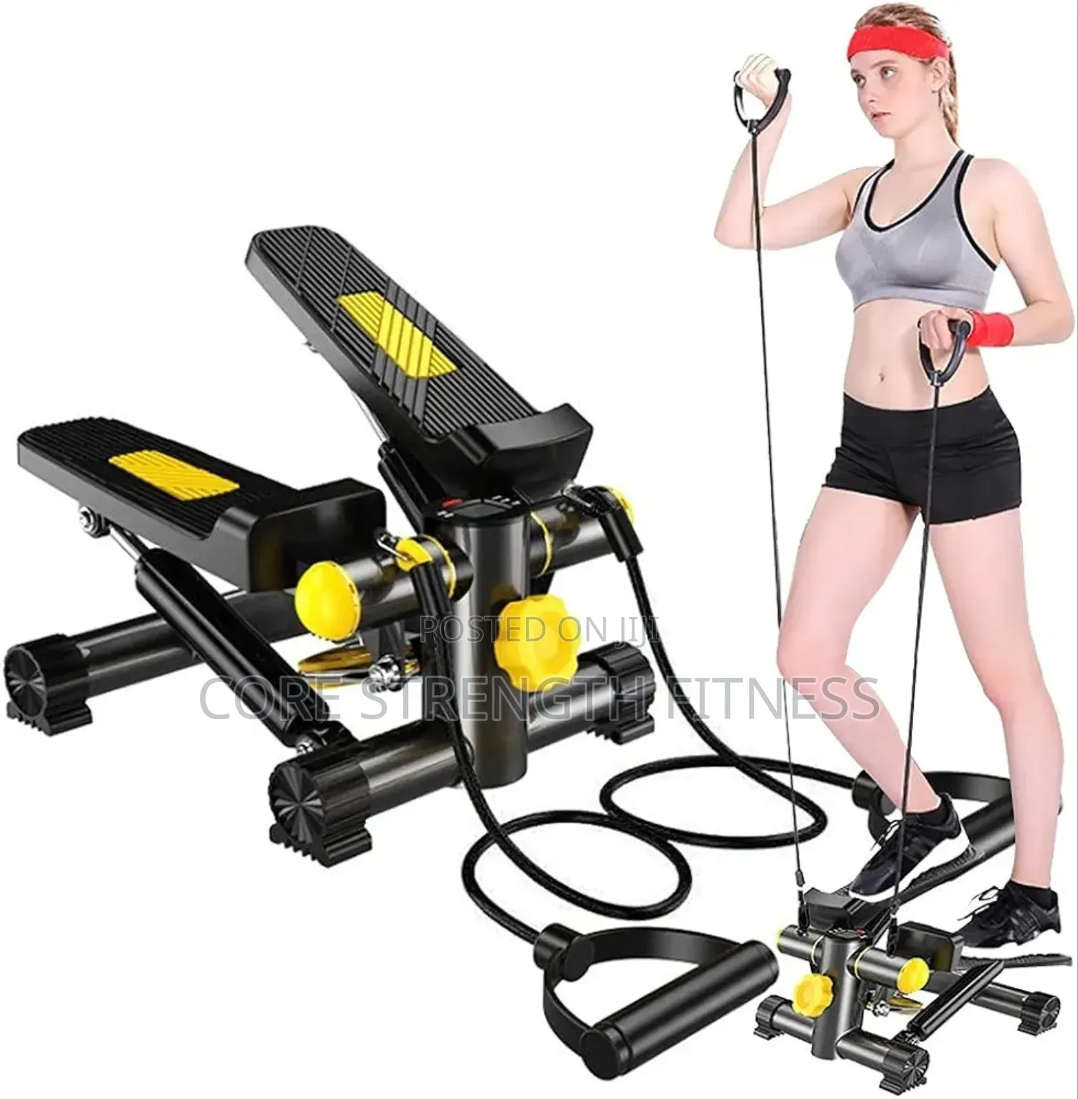 Mini Stepper With Resistance Pull Ropes