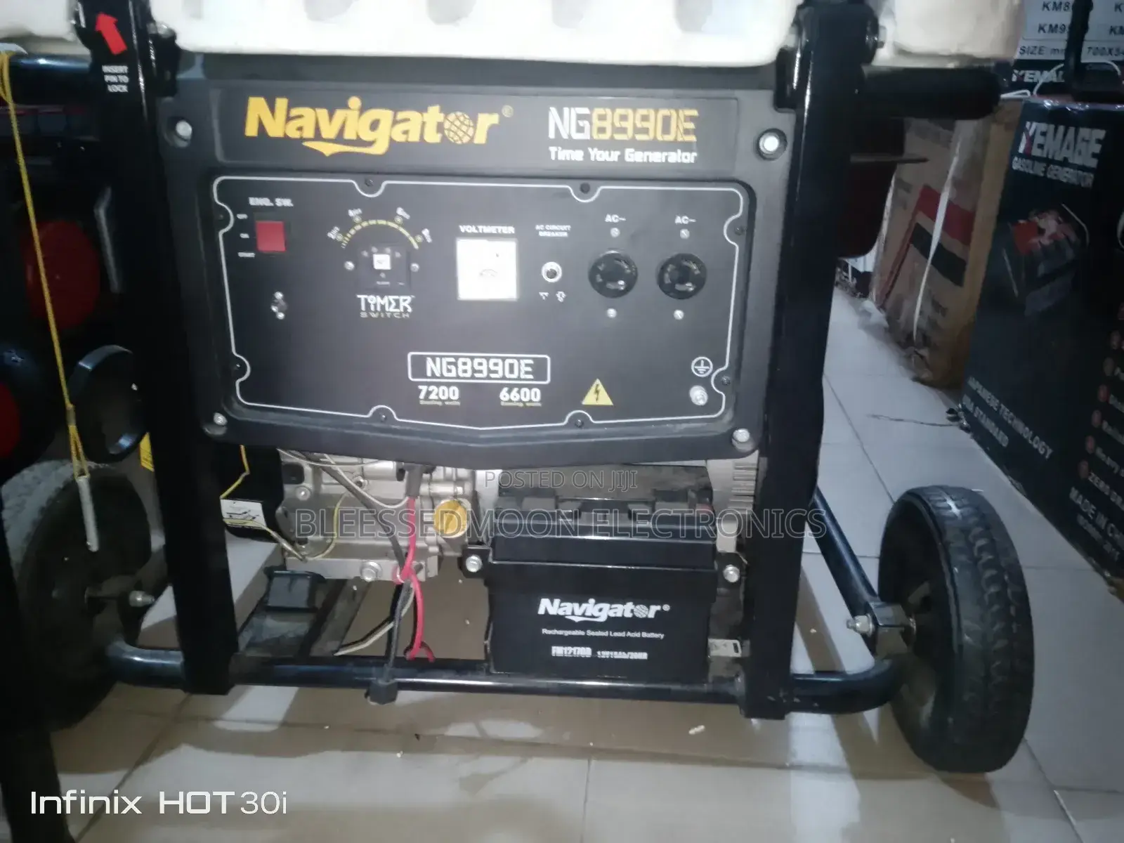 Sumec Navigator Generator Full Cooper Coil 7.2kva 2 Years W