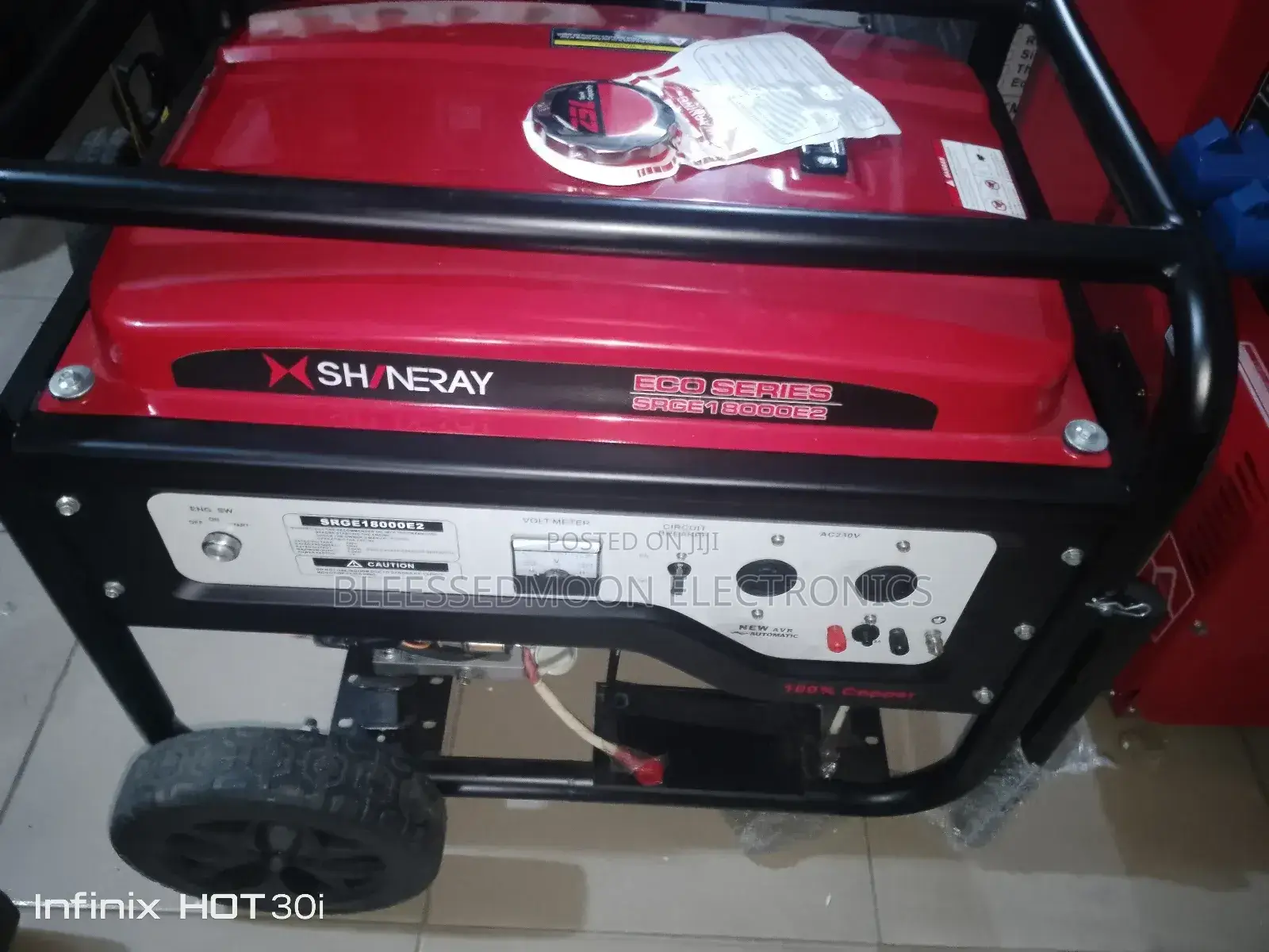 Shine Ray Super Cooper Coil Generator 8.5kva