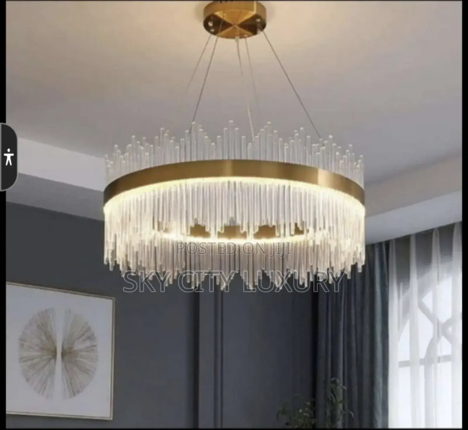 Led Crystal Pendant Light
