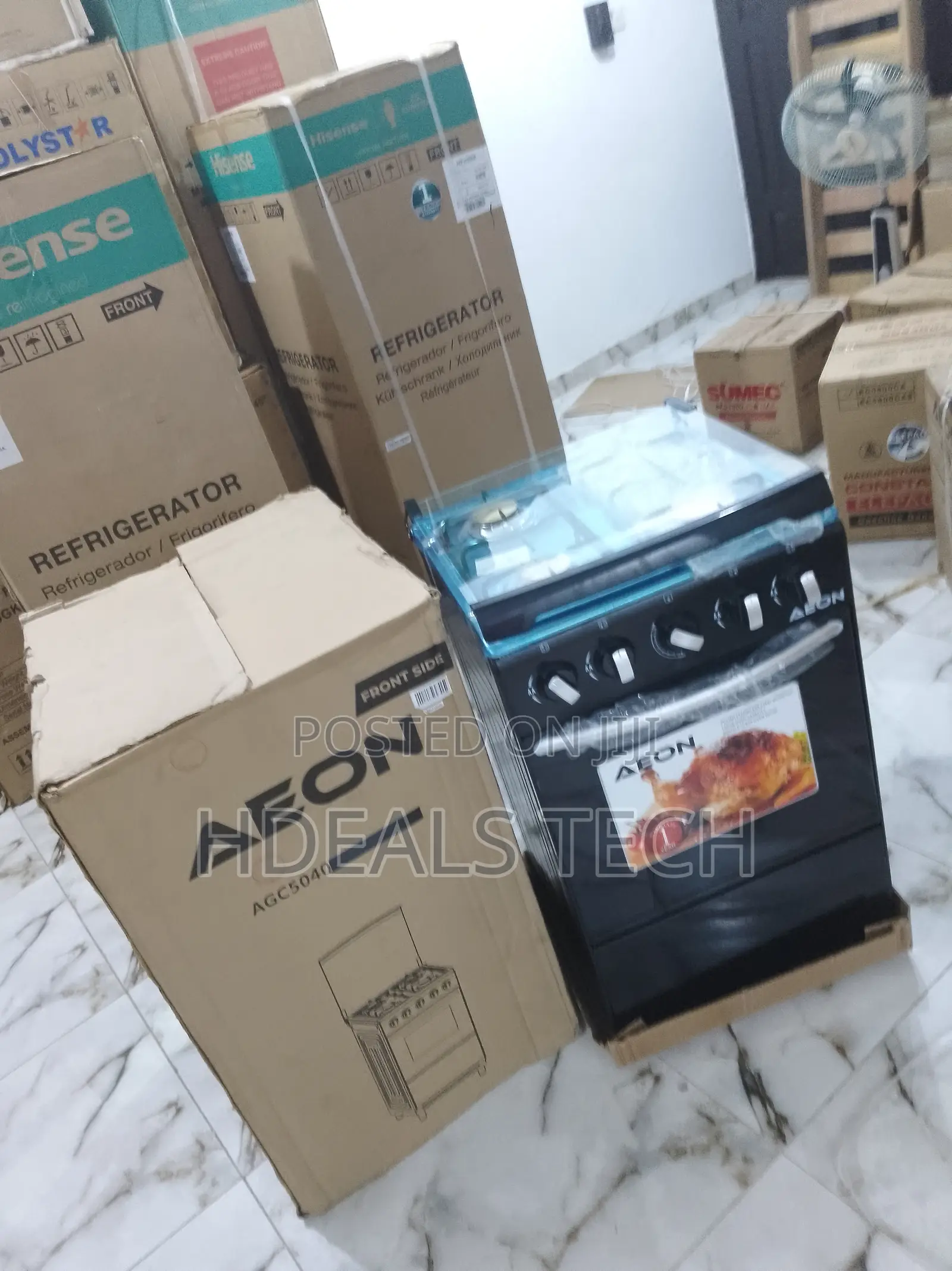 Aeon Standing Gas Cooker | 4 Burner