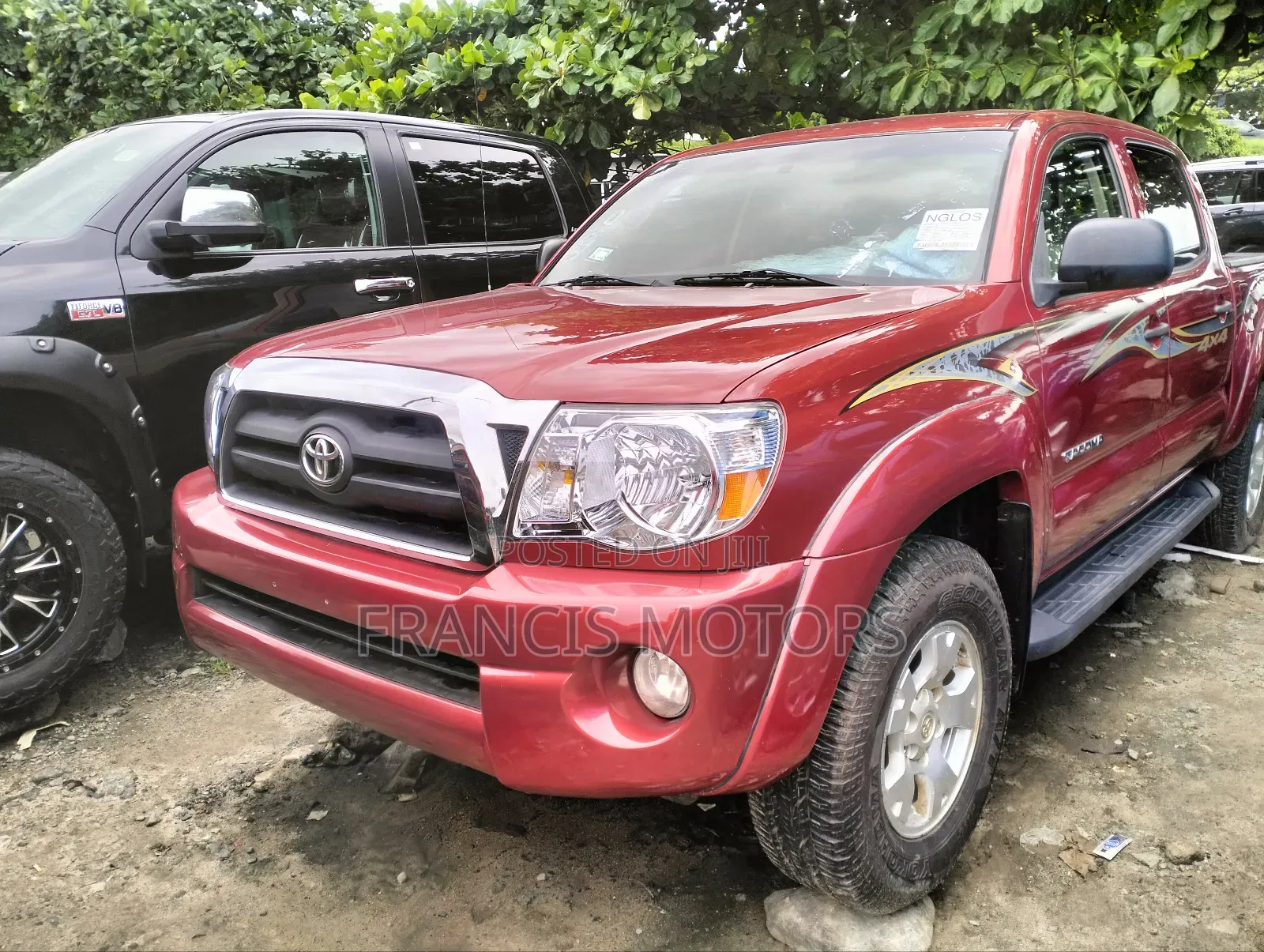 Toyota Tacoma 4x4 Double Cab 2008 Red