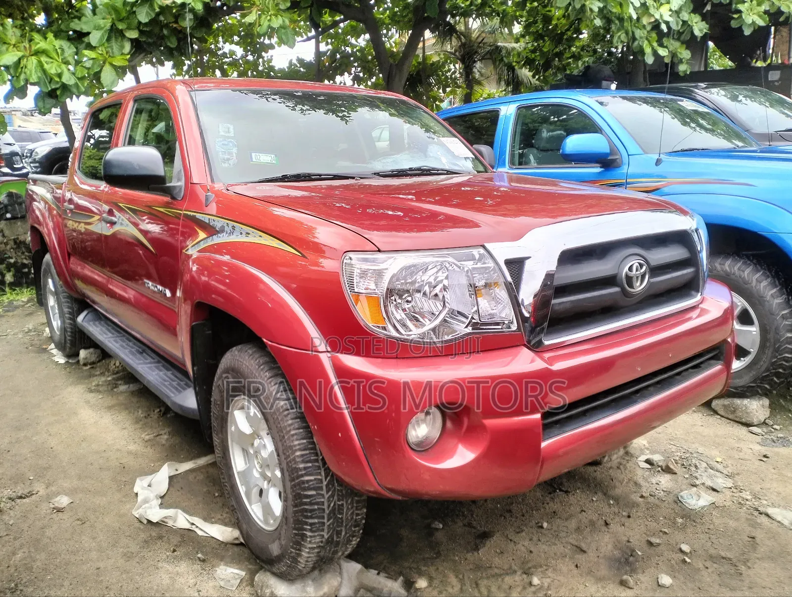 Toyota Tacoma 4x4 Double Cab 2008 Red