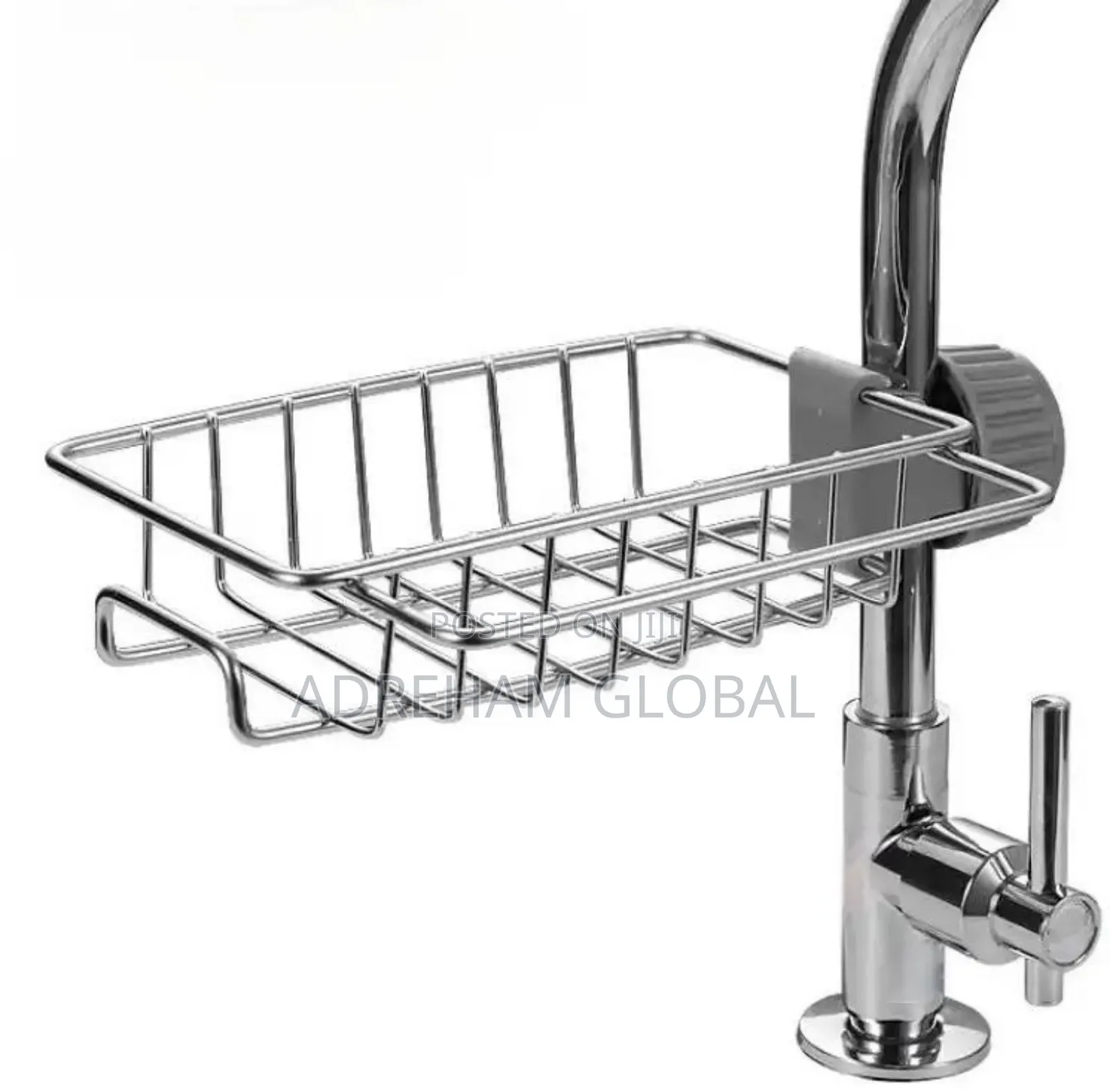 Stainless Steel Faucet Rack Kitchen Storage Shelf