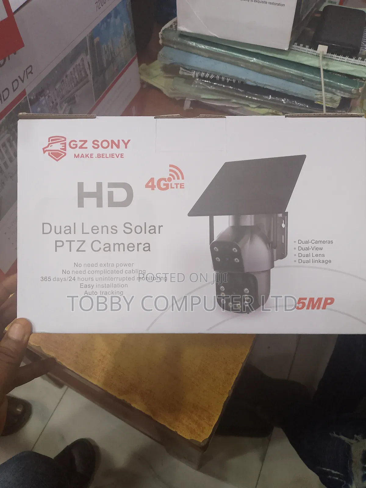 Dual Lens Solar PTZ Camera 4g
