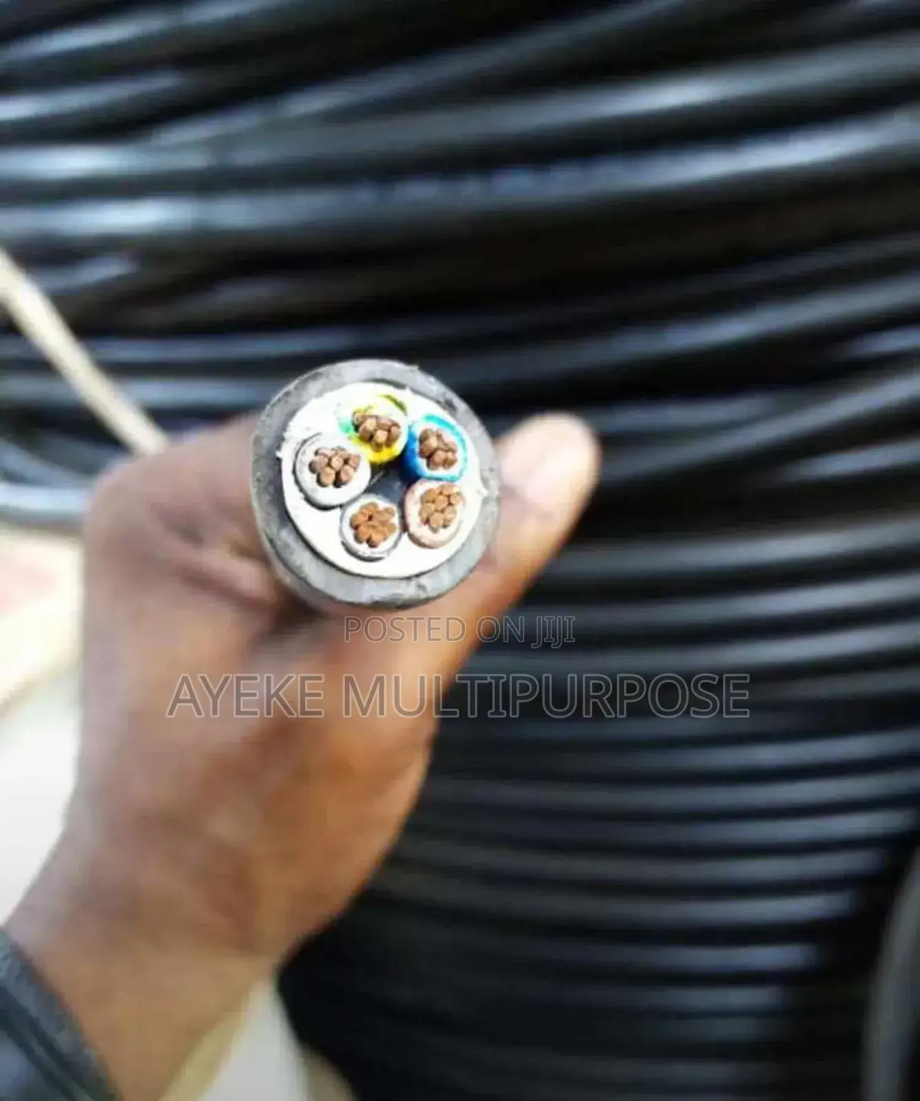 Pure Copper 6mm X 5core Non Armoured Cu Cable