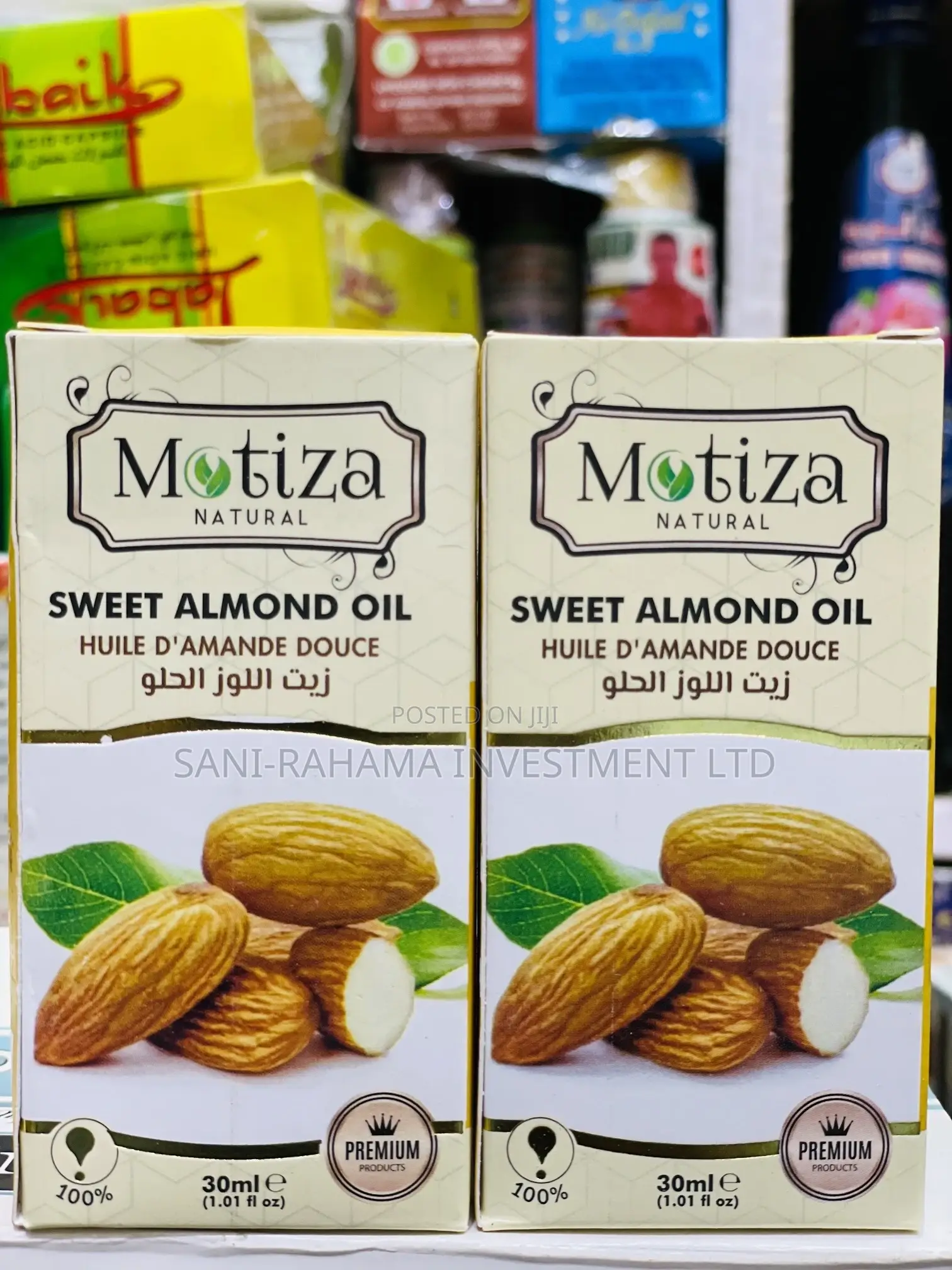 Sweet Almond Oil ( Zait Lauz ).