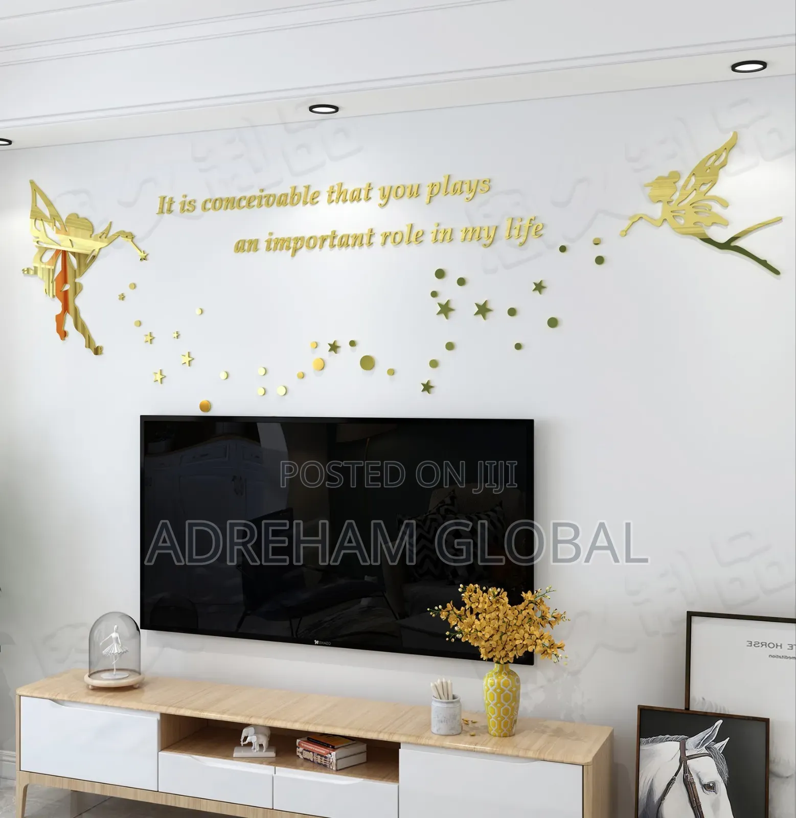 3D Classic Acrylic Wall Sticker Home Decor Design 4