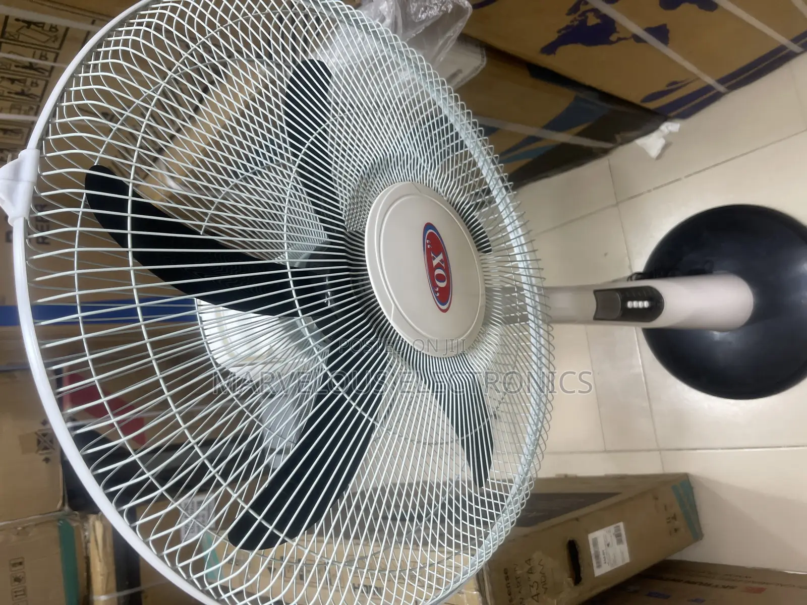 Brand New OX 18inch Rechargeable Standing Fan