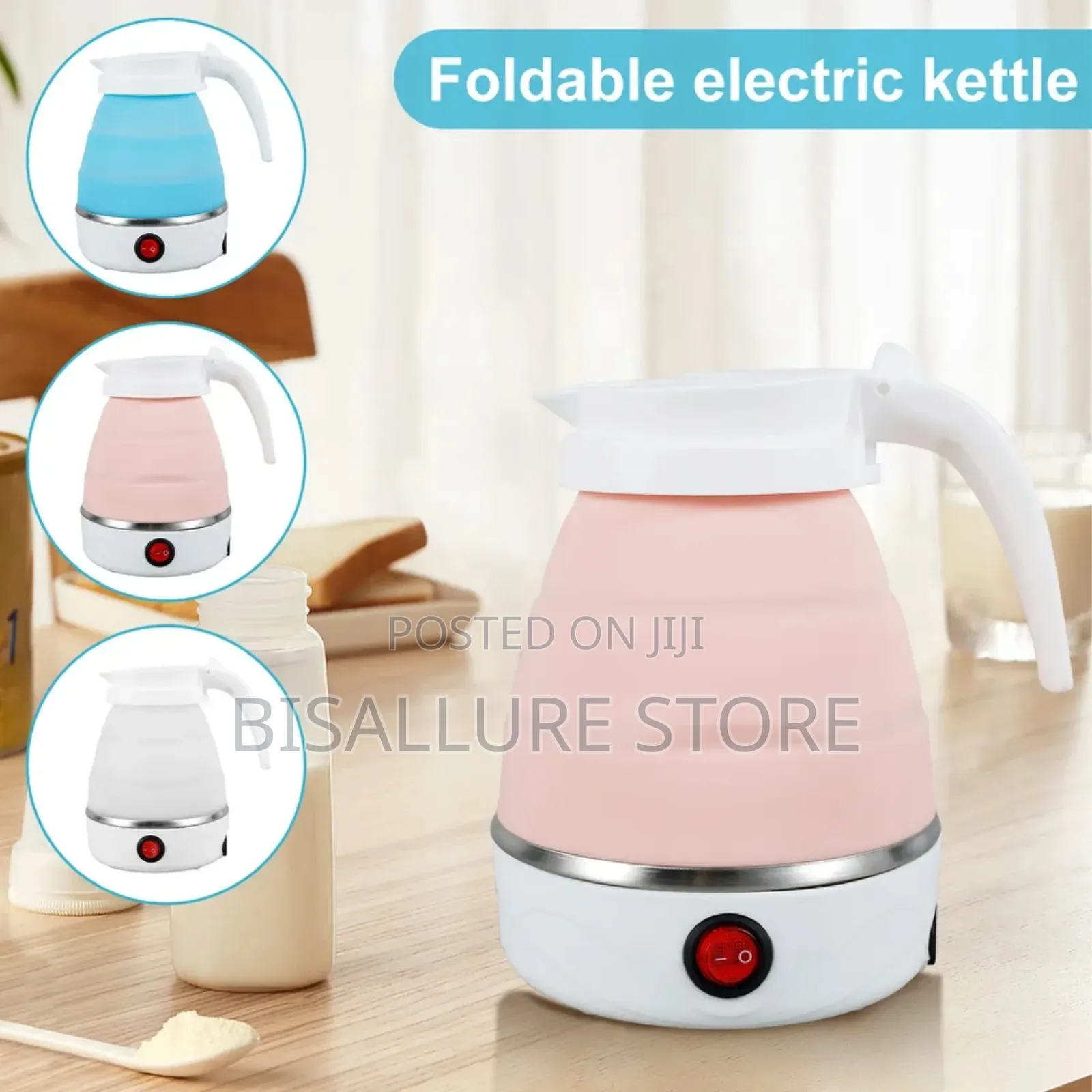 Collapsible Silicone Electric Kettle