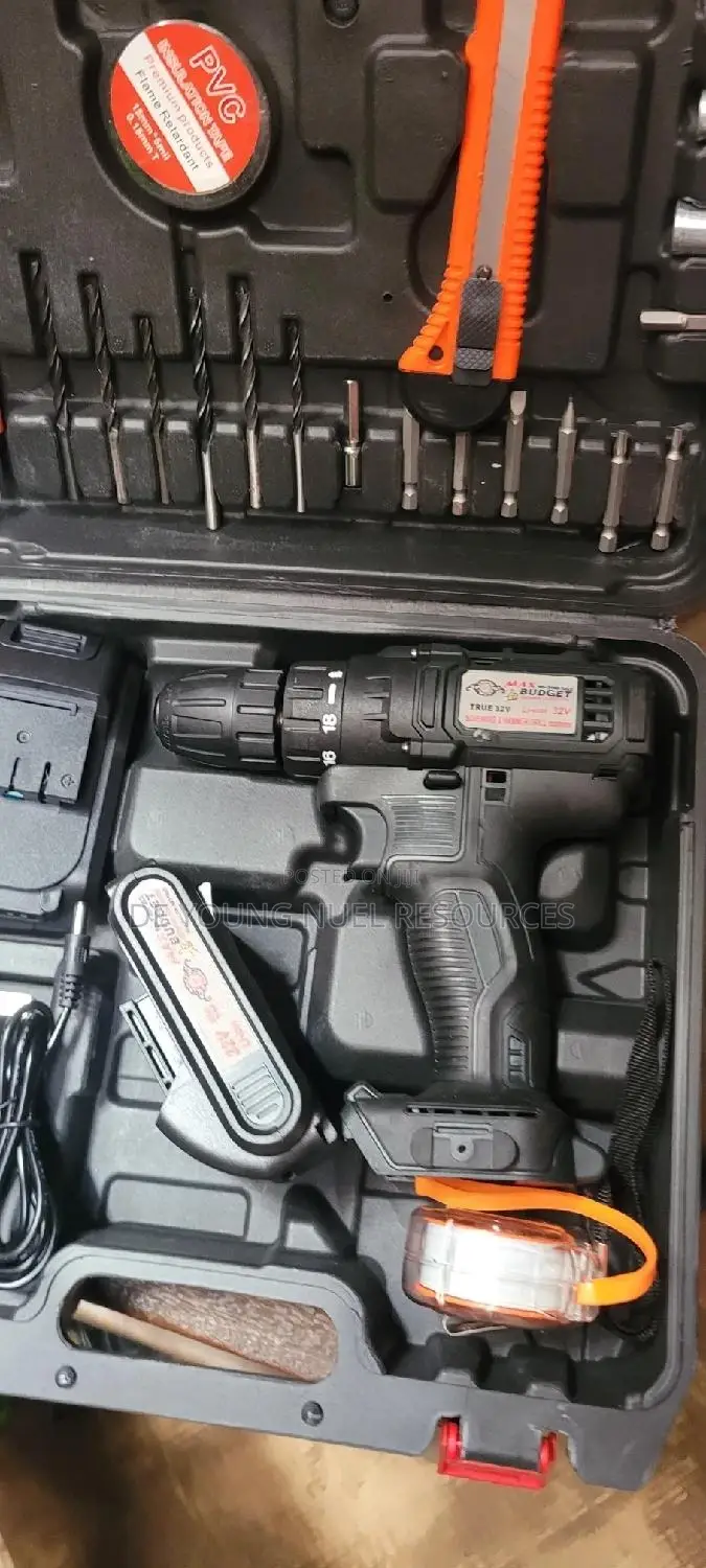 Rechargeable Drill Machine 32V With Two Batteries