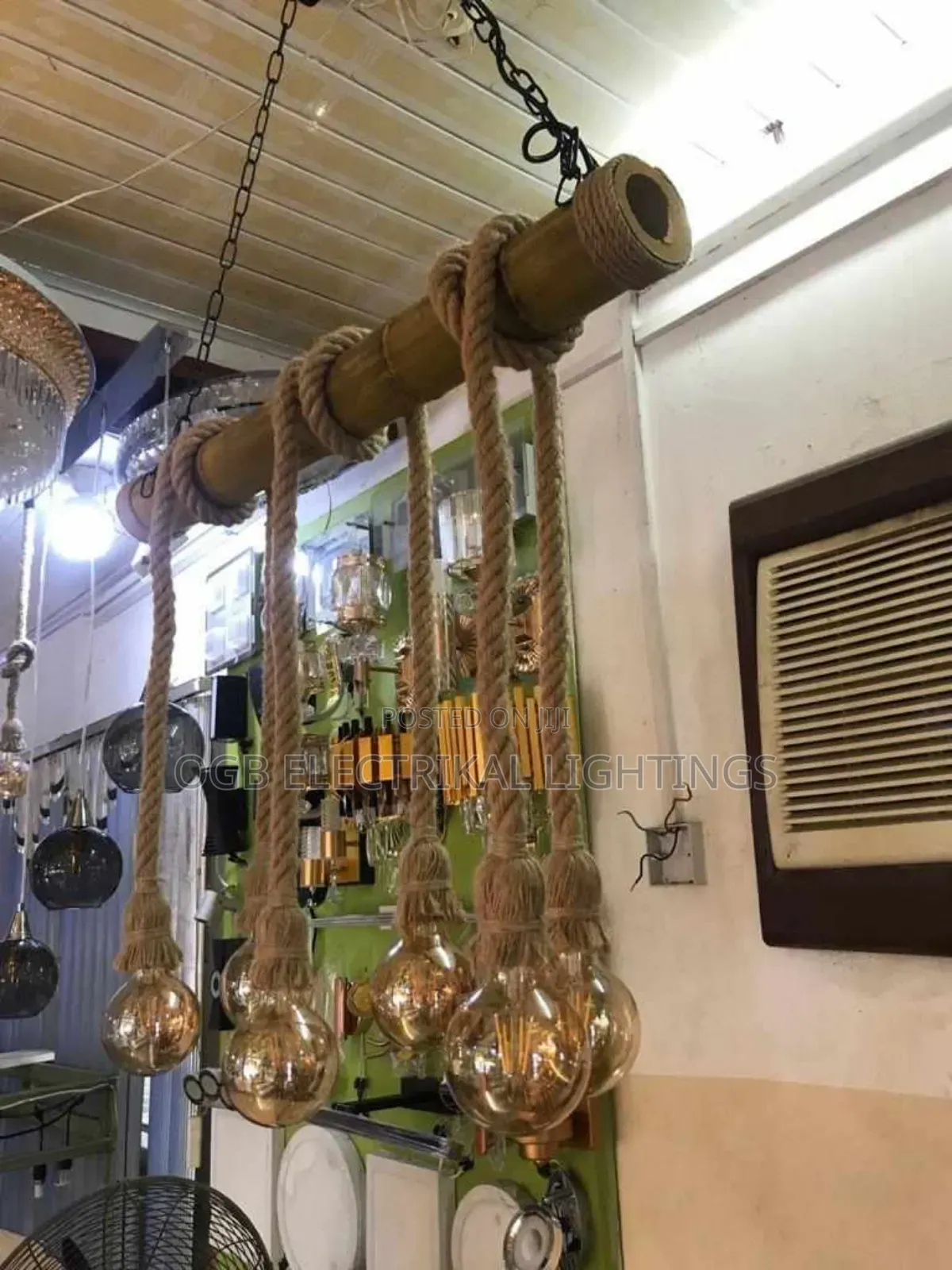 Hemp Rope Light Pendant