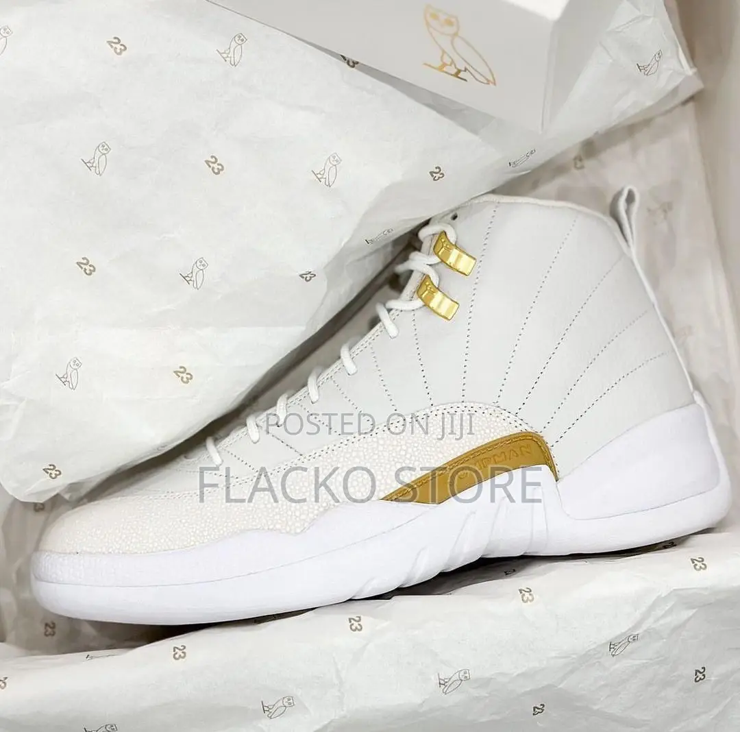 Original Ovo X Air Jordan 12 Retro White Sneakers