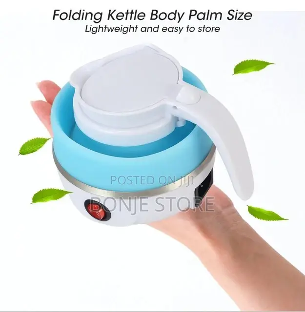 Foldable and Portable Teapot Water Heater 0.6l 600w 110/220v