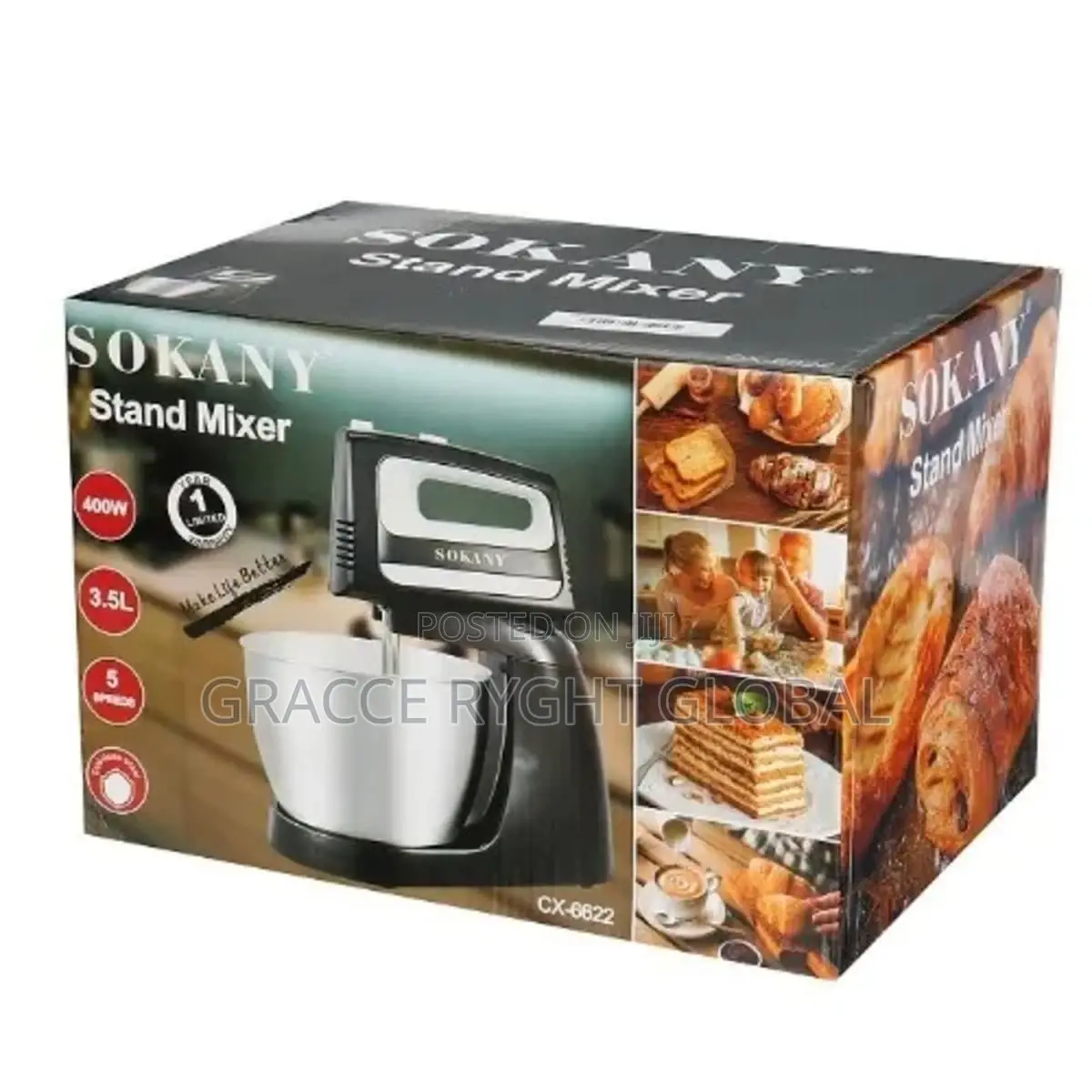 Sokany 3.5L Electric Stand Mixer