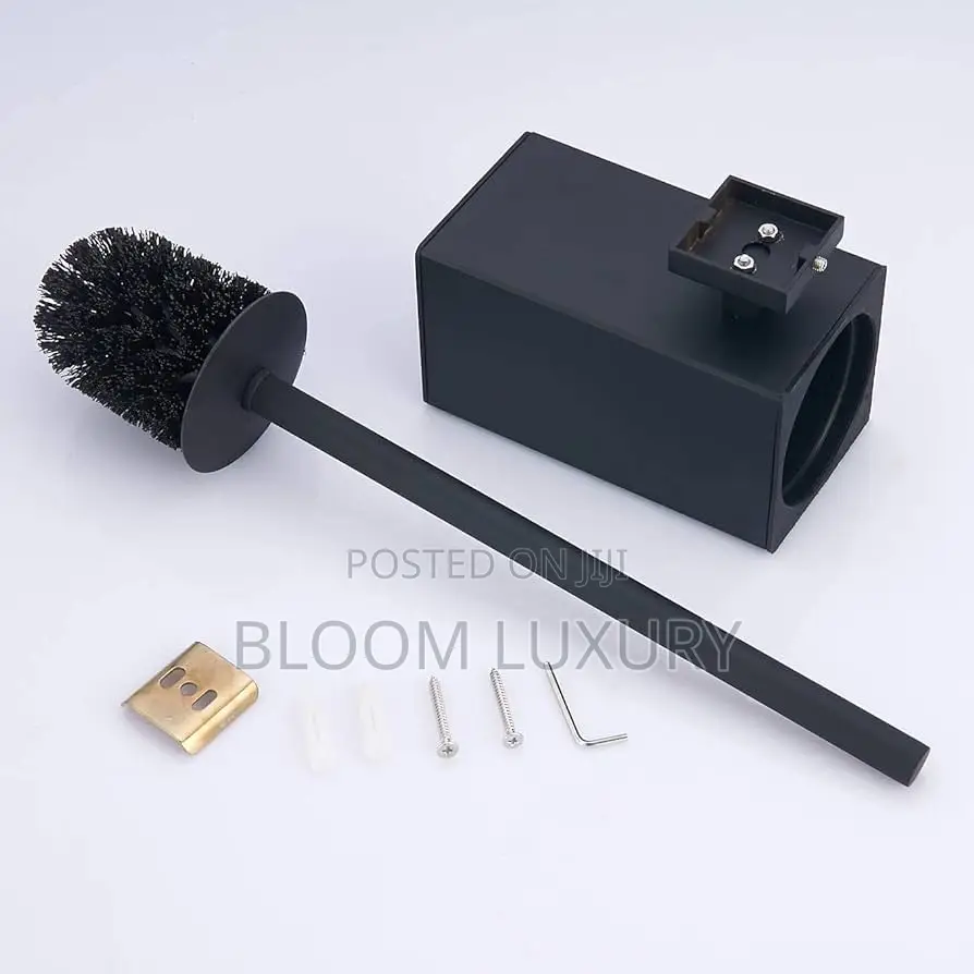 Wall Hung Toilet Brush Matt Black