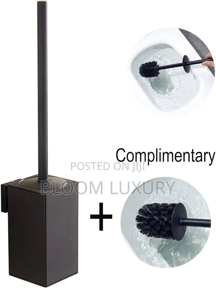 Wall Hung Toilet Brush Matt Black