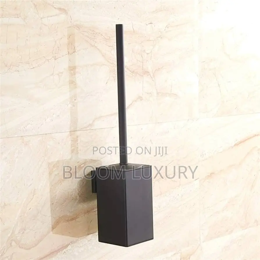 Wall Hung Toilet Brush Matt Black